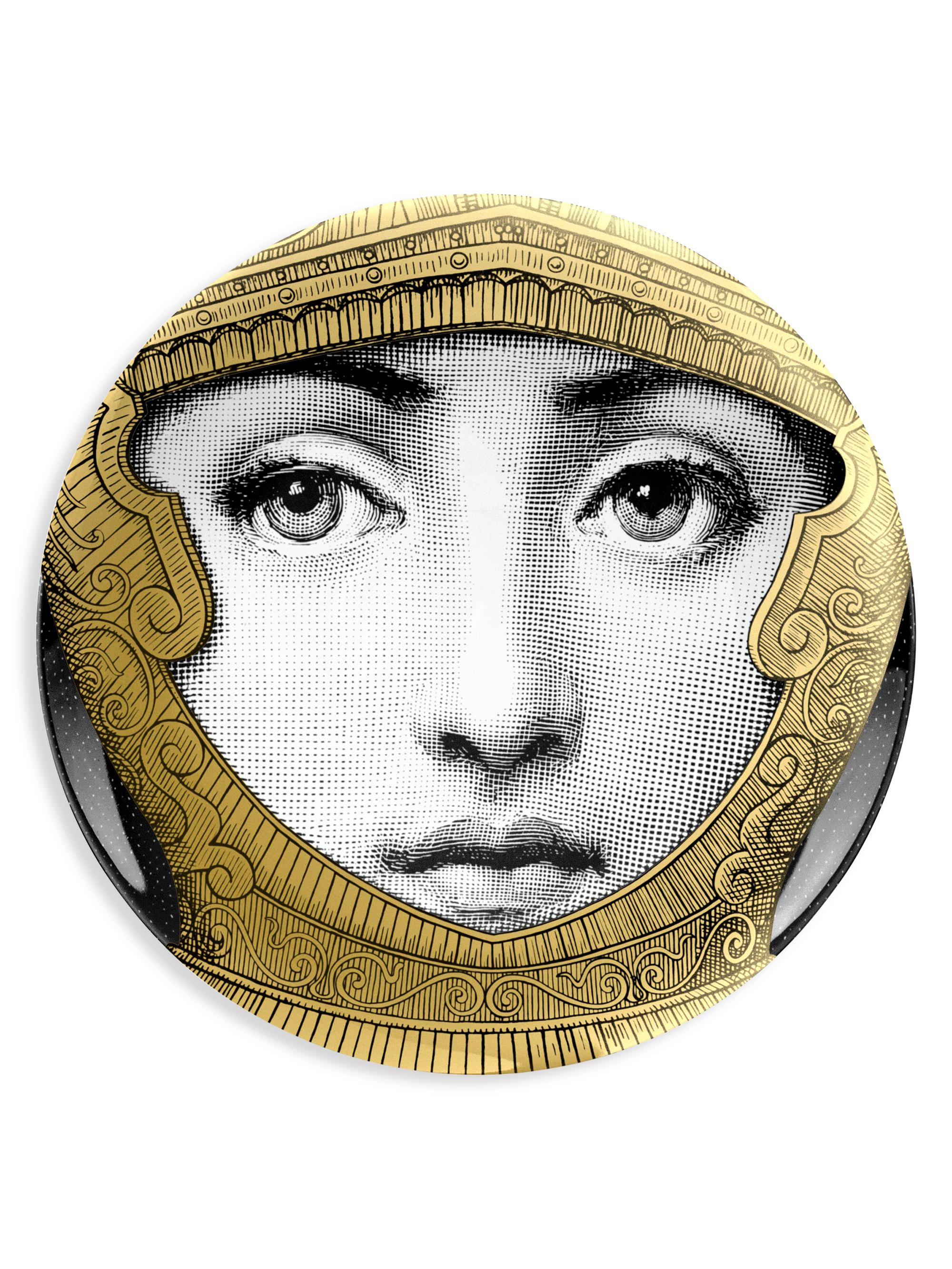 Fornasetti Tema e Variazioni Face Wall Plate Clock | Saks