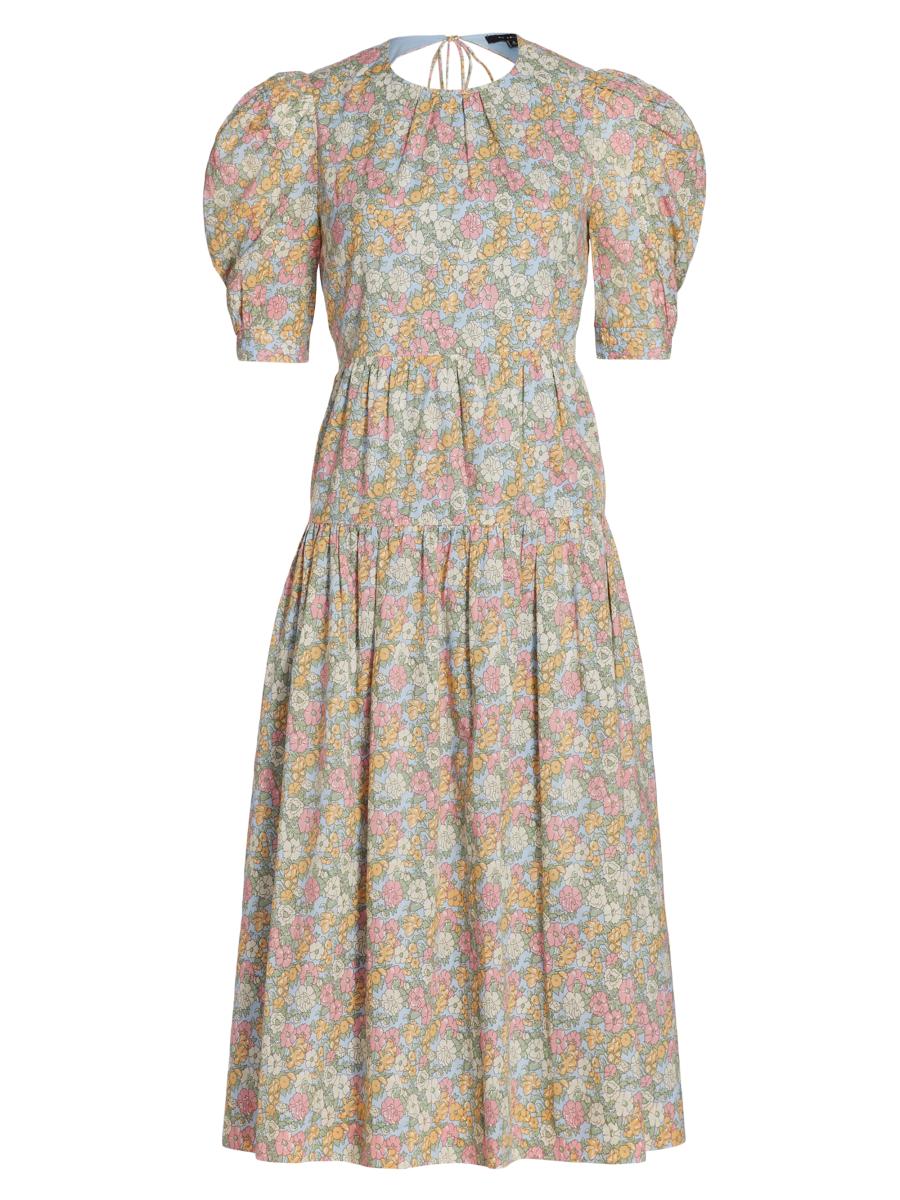 en saison floral midi dress Vivian Midi Dress