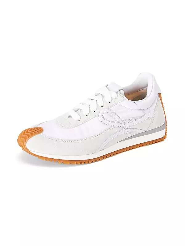 Flow Runner Mix Leather Sneakers