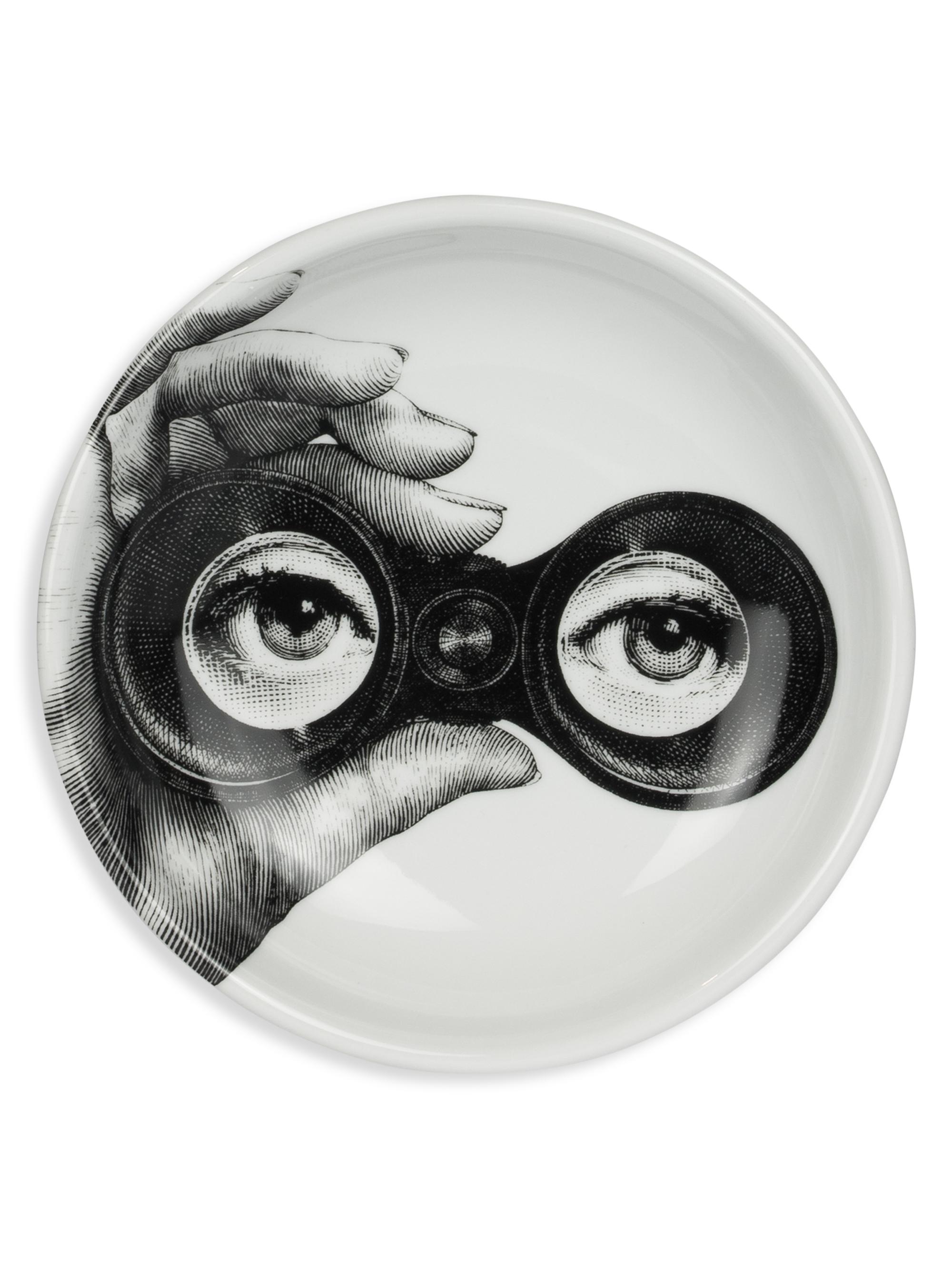 Fornasetti Tema e Variazioni Round Ashtray