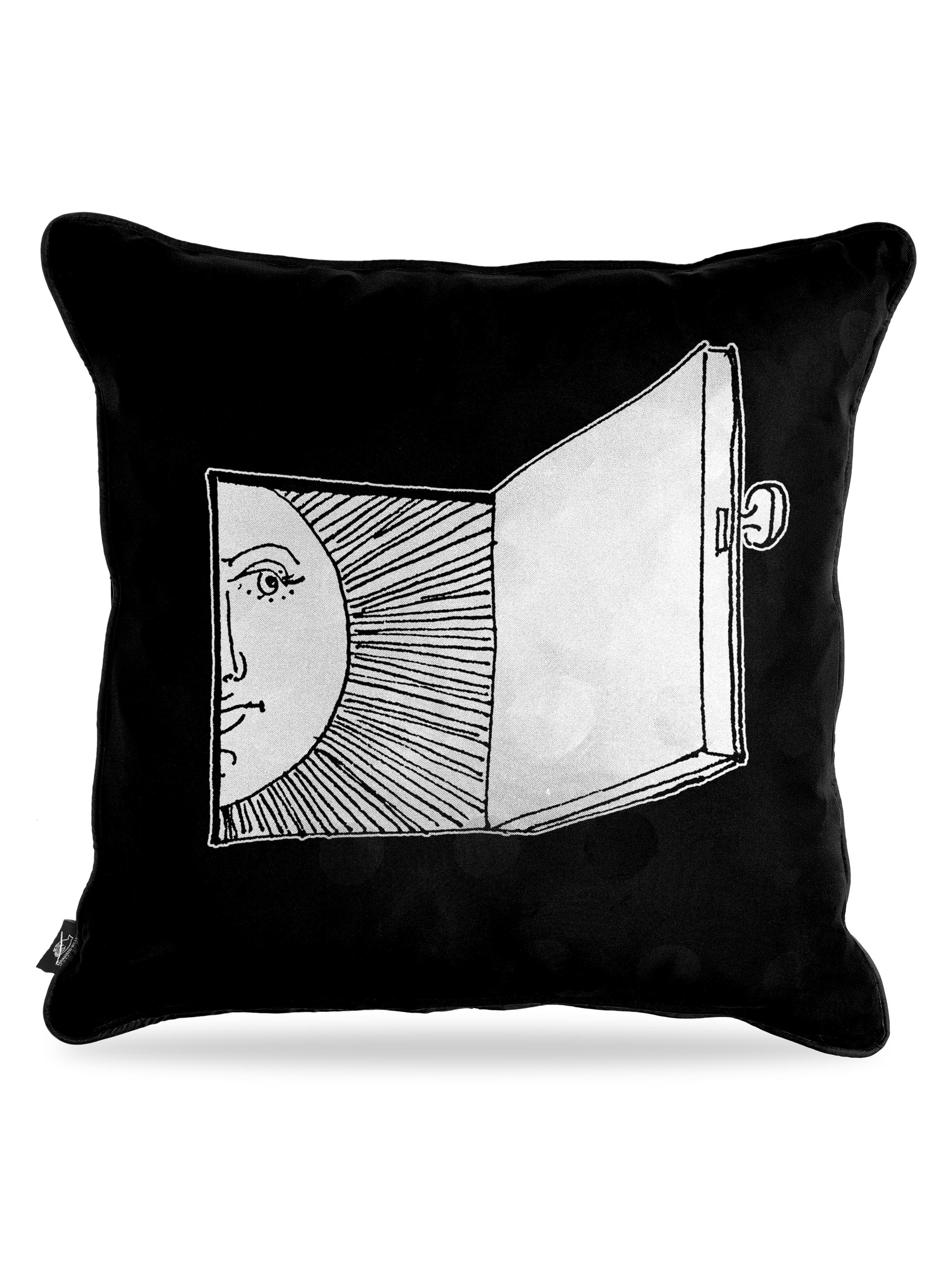 Fornasetti Solingo Graphic Sun-Print Cushion