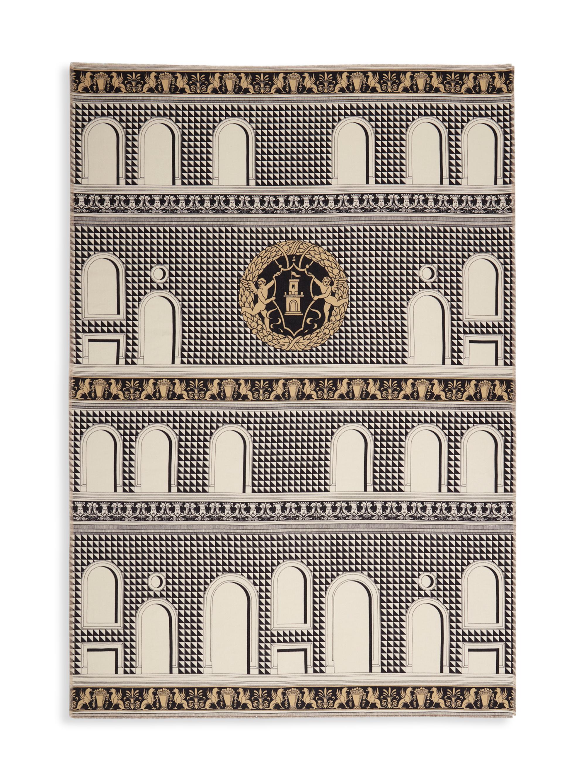 Fornasetti Facciata Quattrocentesca Throw Blanket