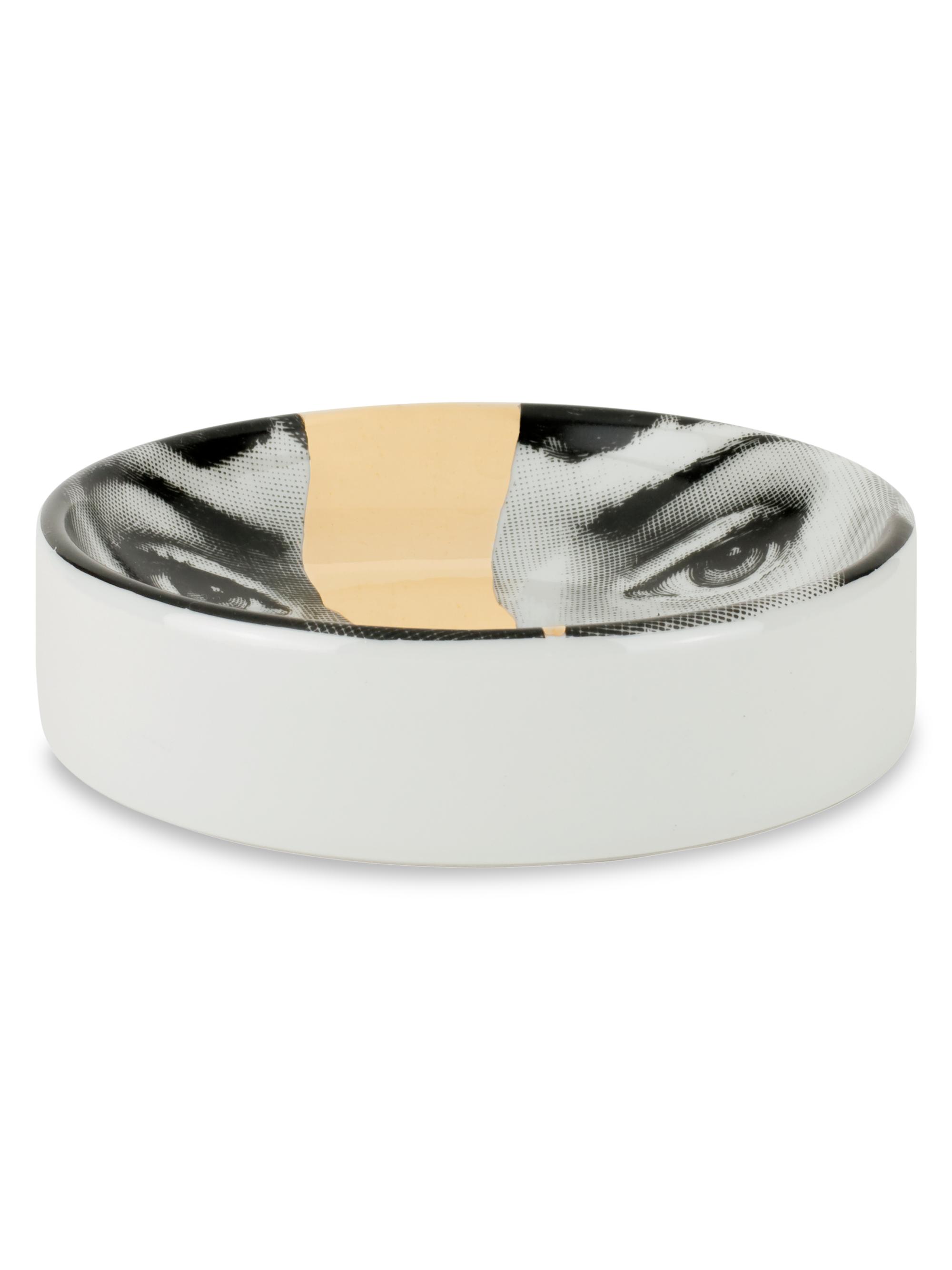 Fornasetti Posacenere Rotondo Tema e Variazioni Ashtray