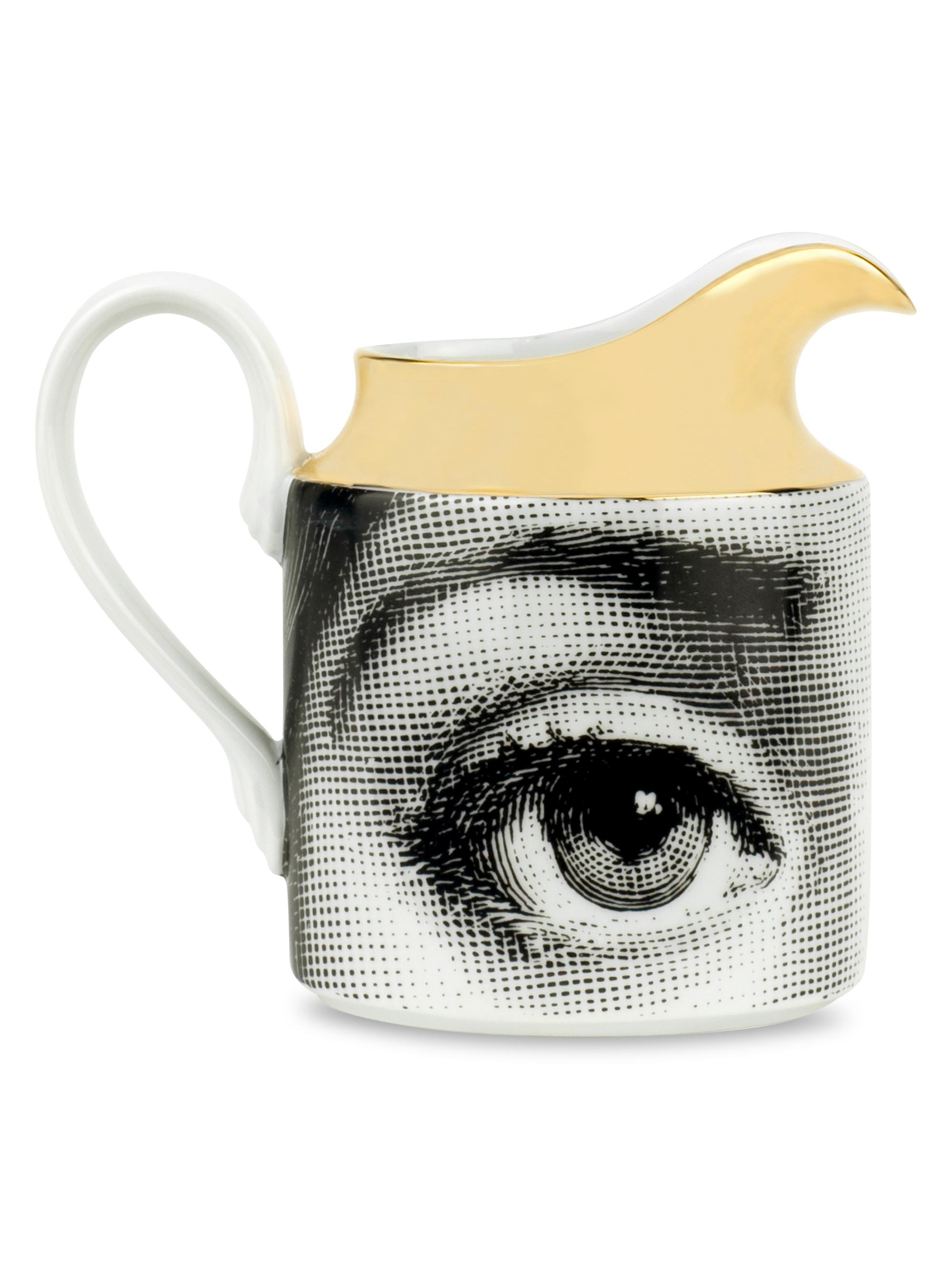 Fornasetti Lattiera Two-Tone Eye Milk Jug