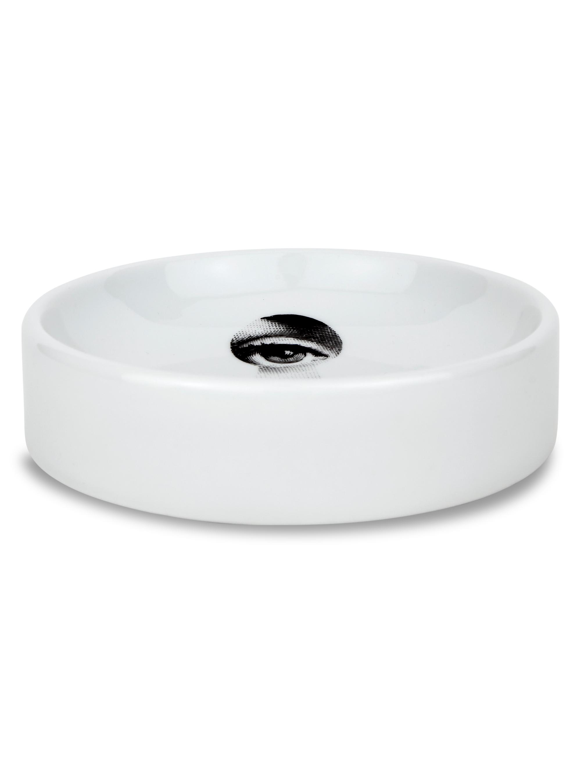 Fornasetti Posacenere Rotondo Tema e Variazioni Ashtray