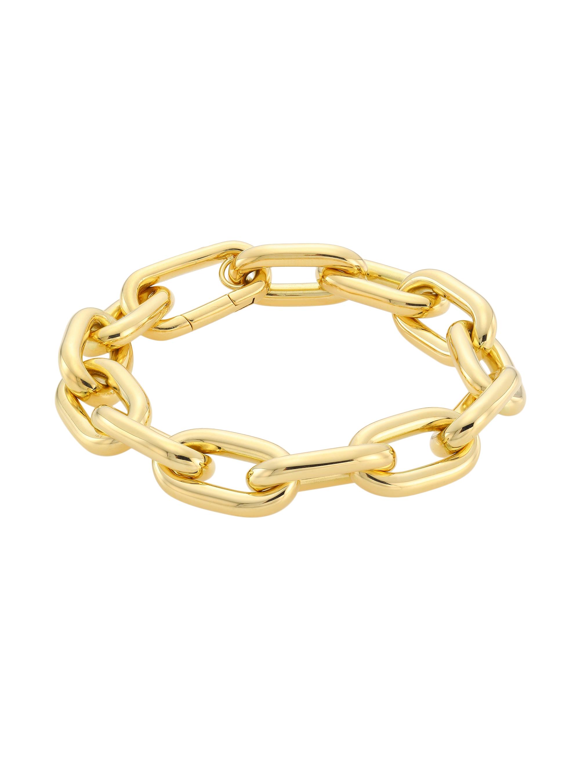 Roberto Coin Women's 18K Yellow Gold Thick Paper Clip Chain Bracelet - Yellow Gold