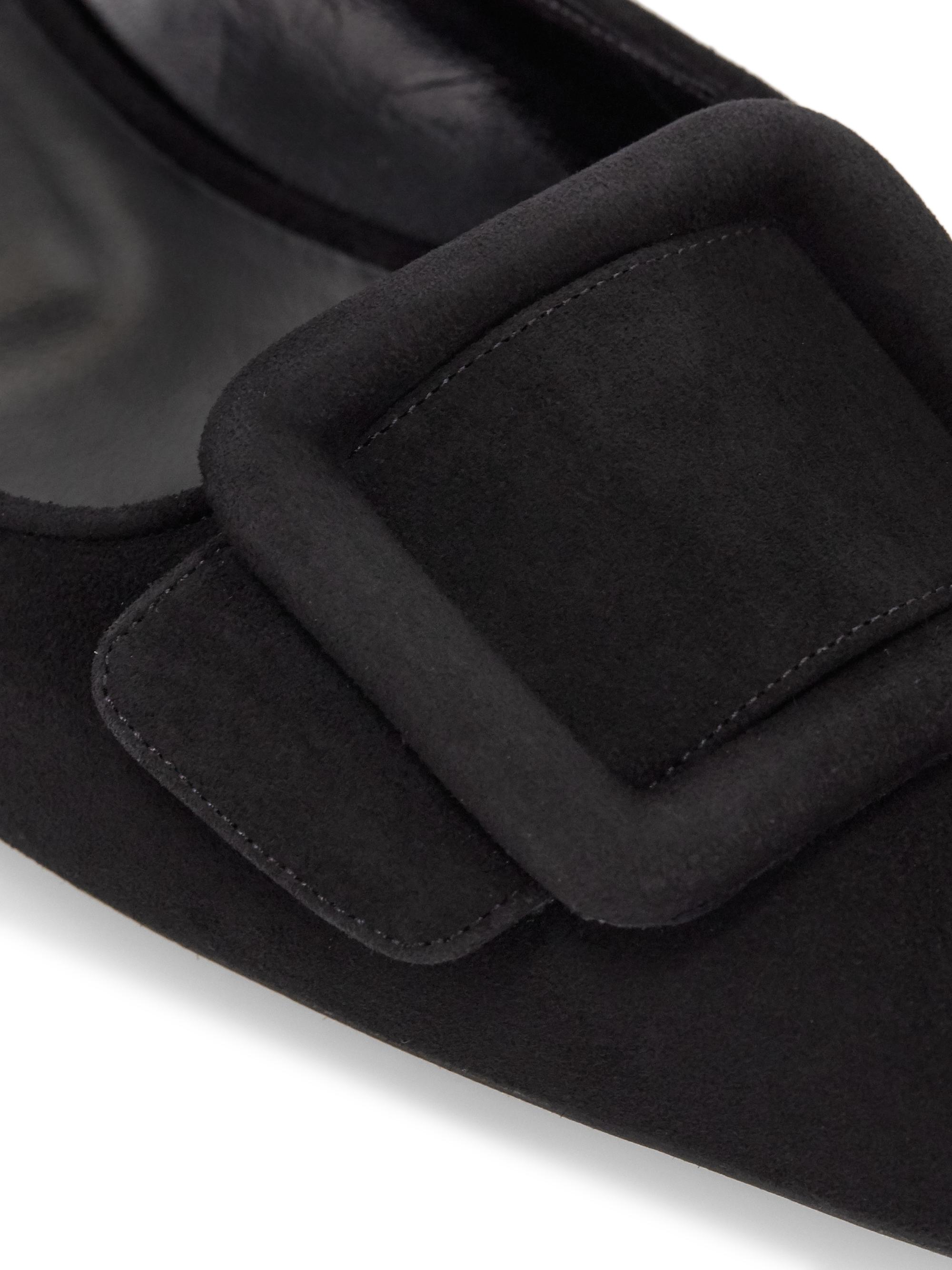 Manolo Blahnik Maysale Suede Flats | Saks Fifth Avenue