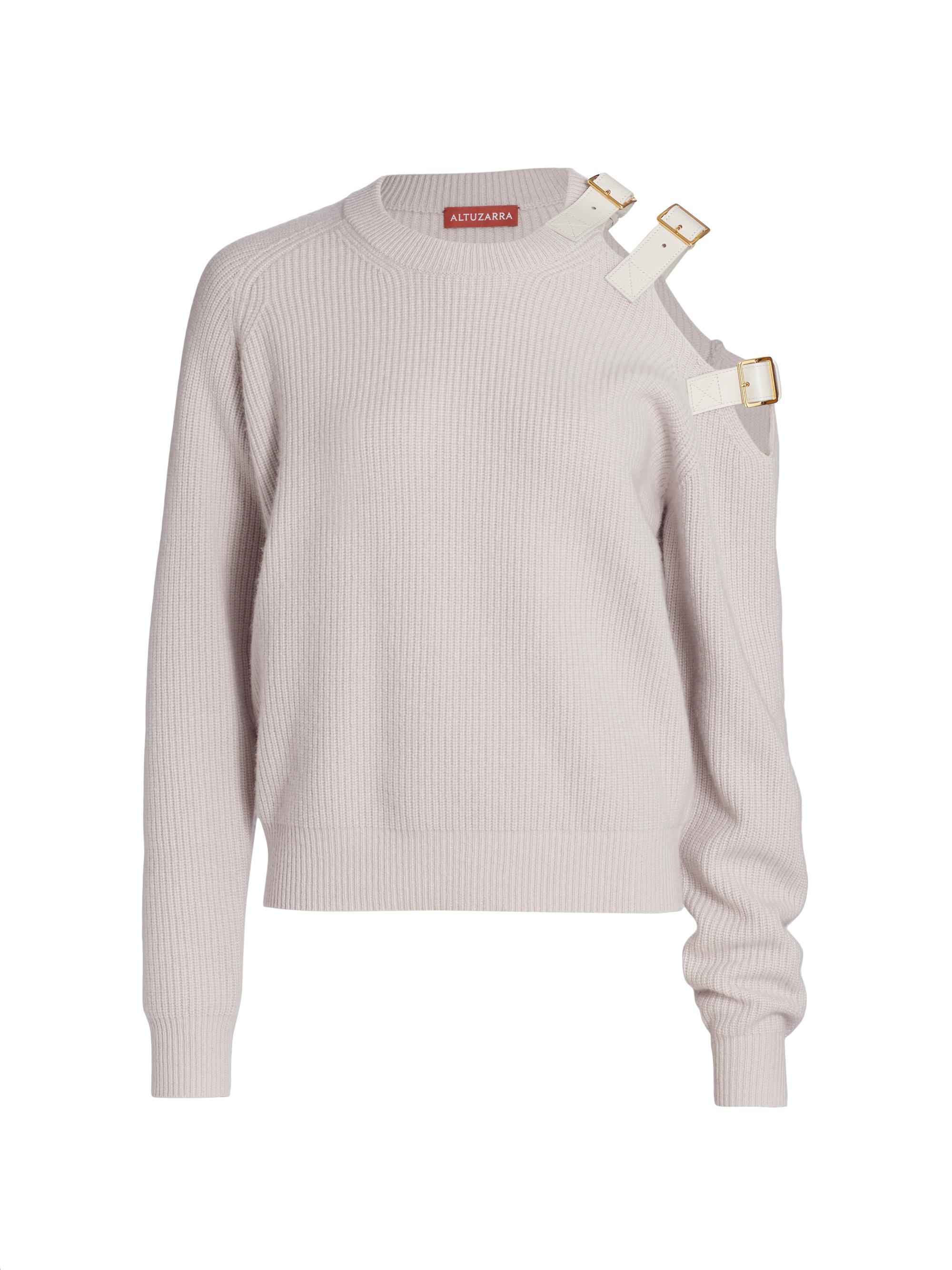 Altuzarra Women's Ness Shoulder Buckle Sweater - Enoki