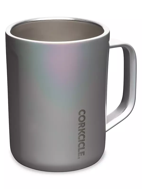 Corkcicle 16 Oz Coffee Mug Triple Insulated Stainless Steel Cup, Prismatic  