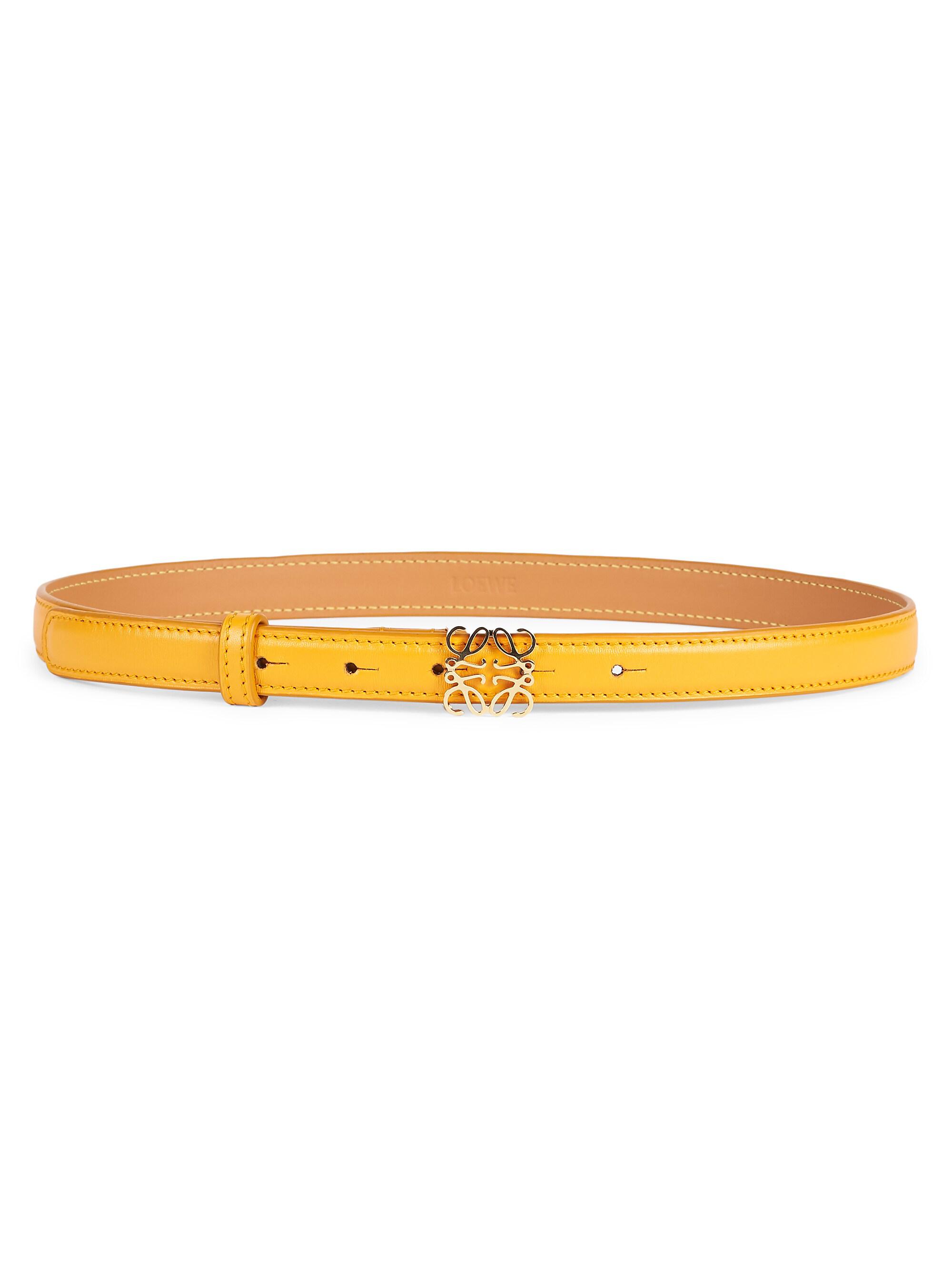 LOEWE Anagram Reversible Smooth Leather Belt | Saks Fifth Avenue