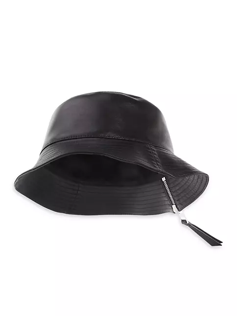 T Monogram Short Brim Bucket Hat: Women's Accessories