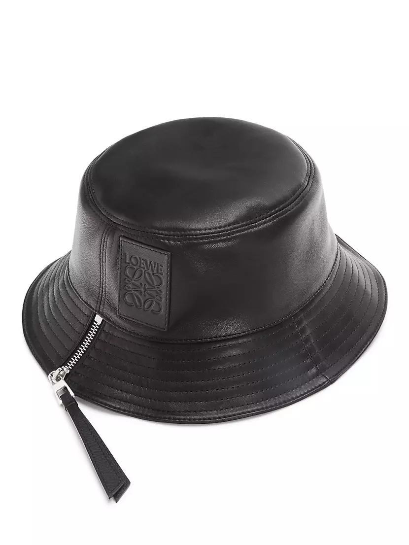 Leather hat Loewe Black size S International in Leather - 20224823