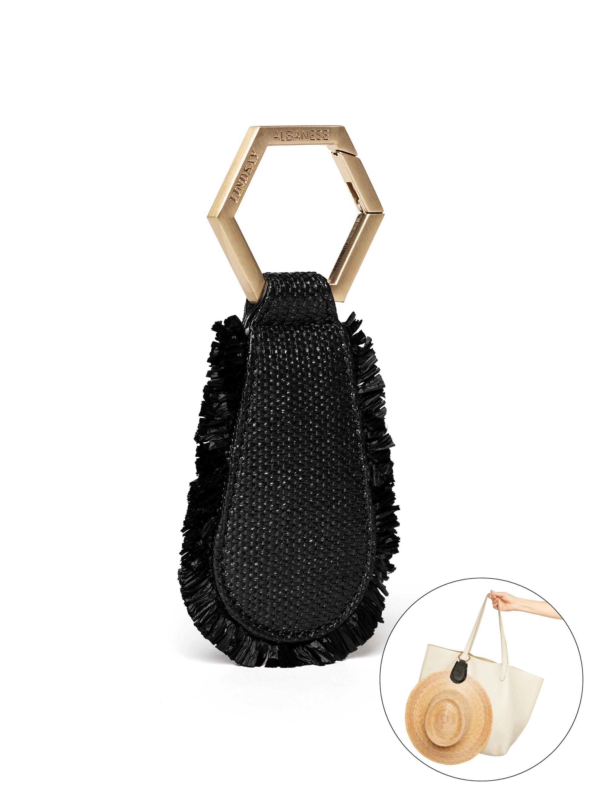 Toptote by Lindsay Albanese The Fray Raffia Hat Holder Saks Fifth