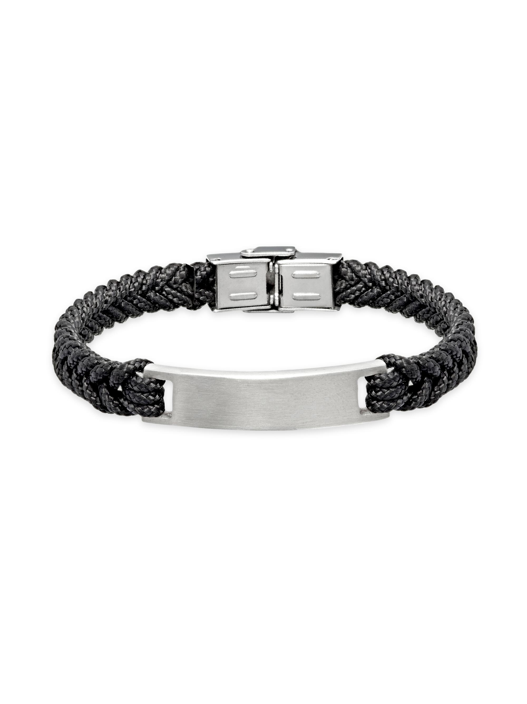 Link Up Men's Braided ID Bracelet