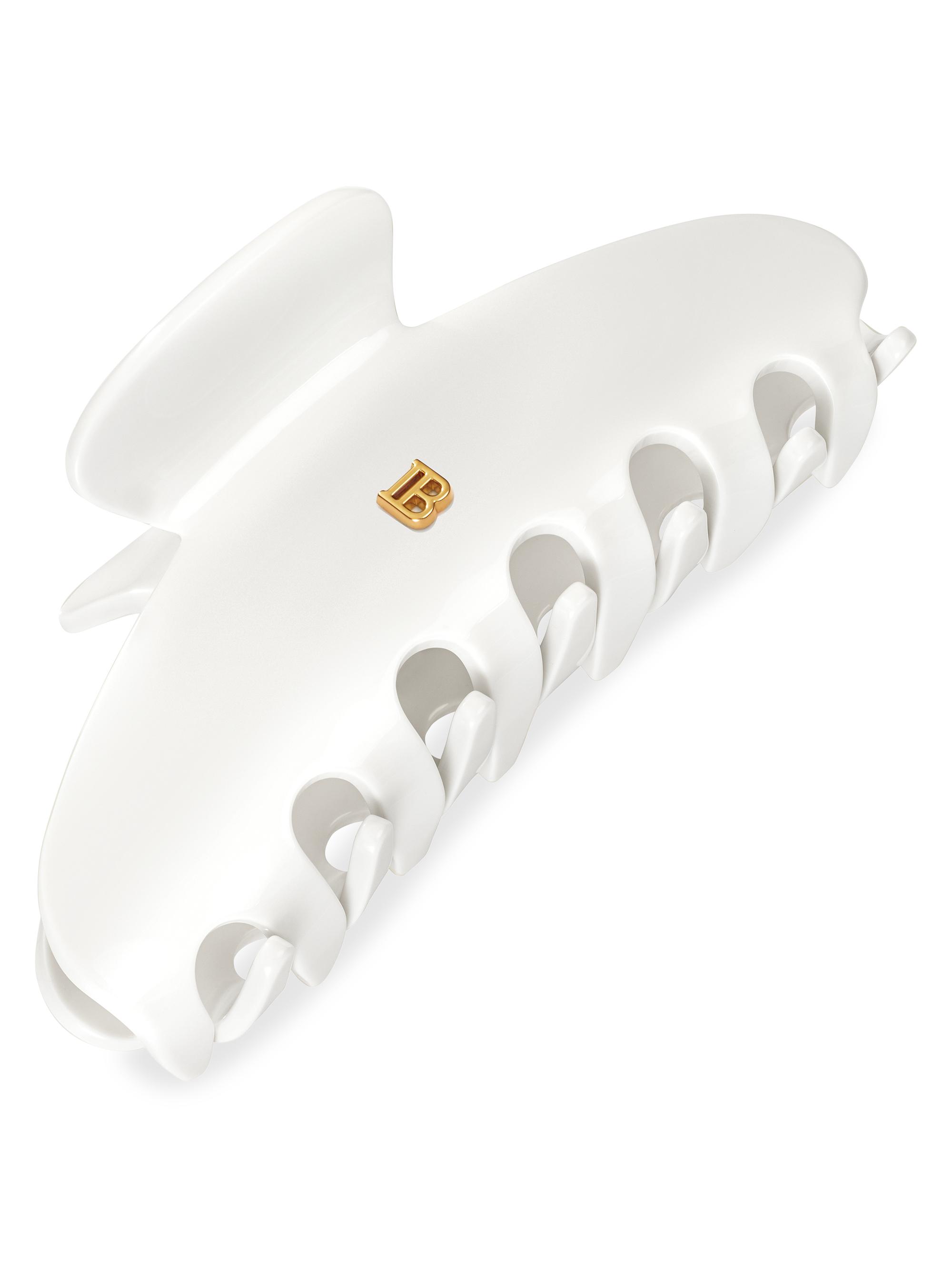Balmain Hair Women's Pince À Cheveux Large Hair Claw Clip - White