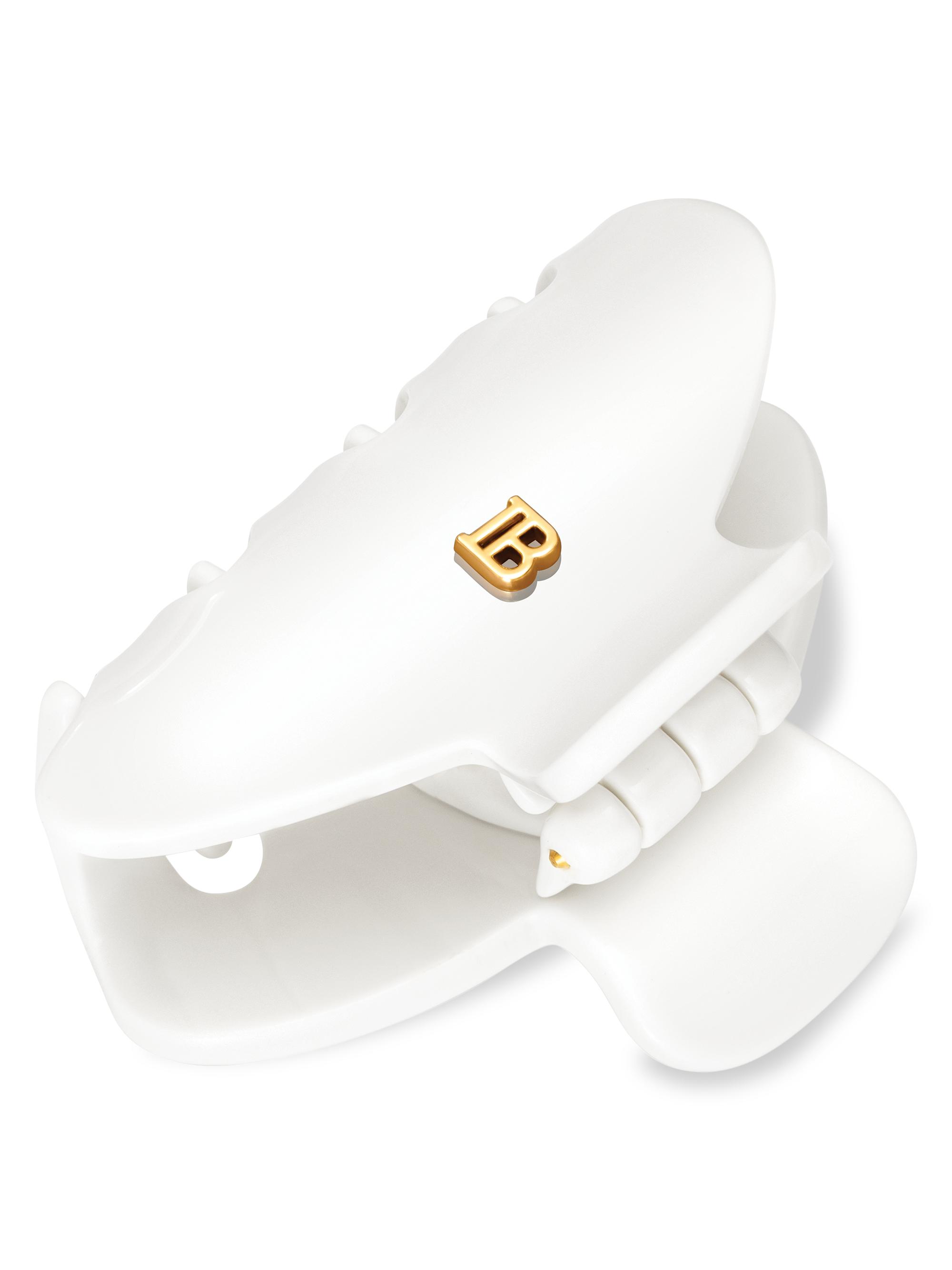 Balmain Hair Women's Pince À Cheveux Small Hair Claw Clip - White