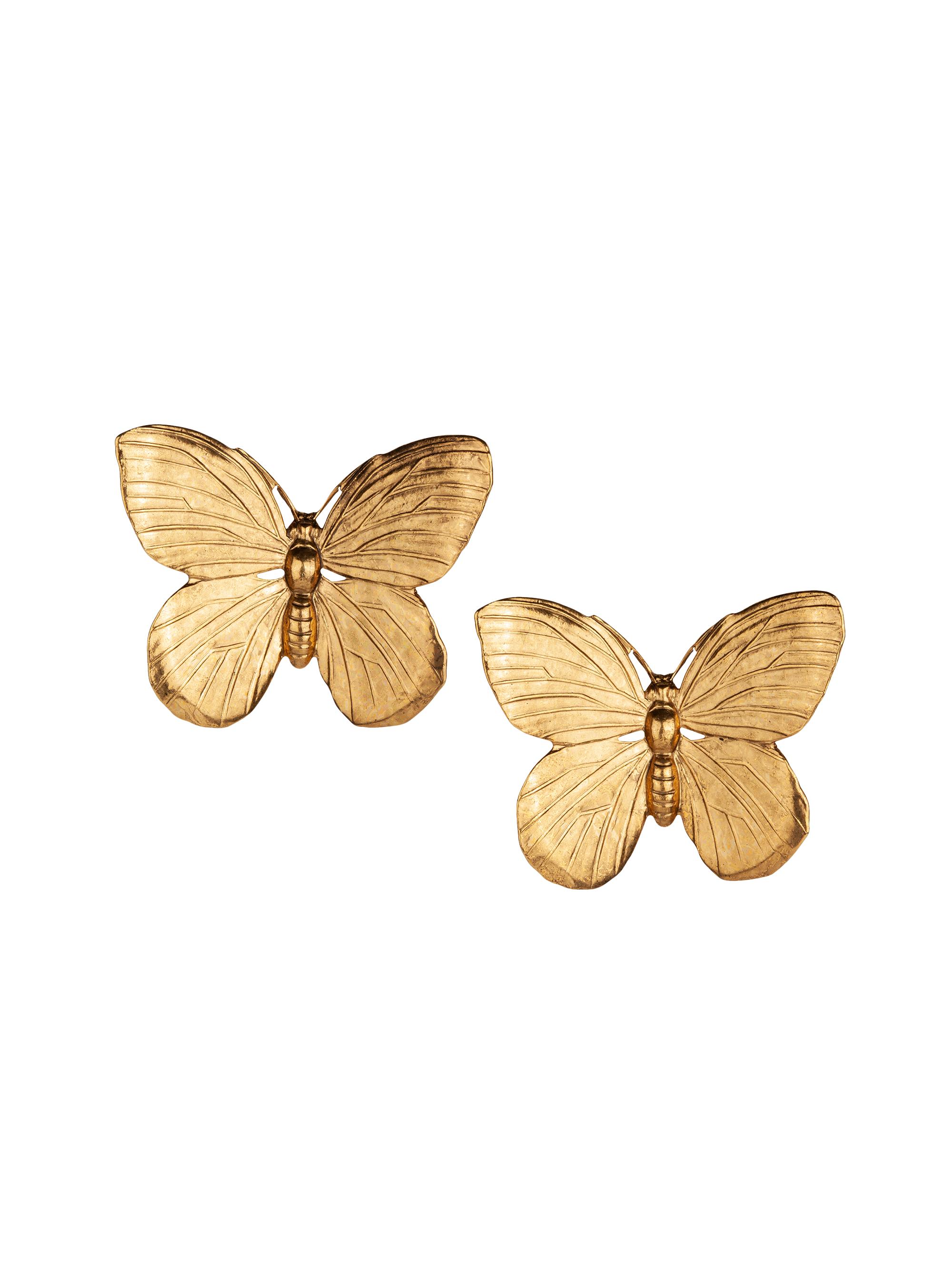 Jennifer Behr Women's Pippa 24K Gold-Plated Butterfly Stud Earrings - Gold