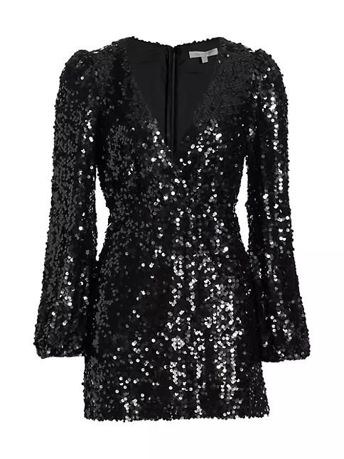 Wayf Women's Carrie Sequined Mini Dress - Opal Sequin - Size Small