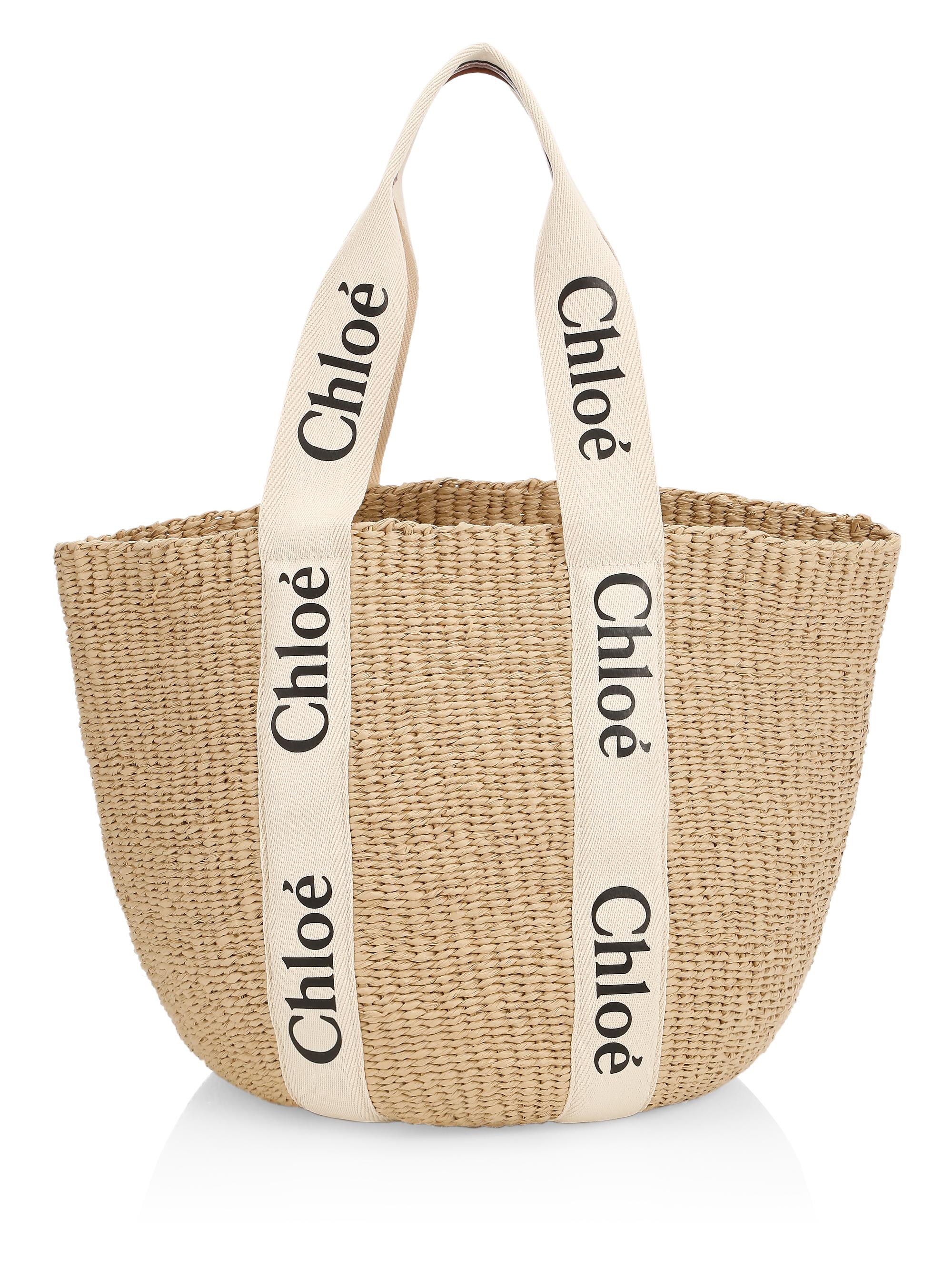 Chloé Women's  Woody Basket Bag - Natural White