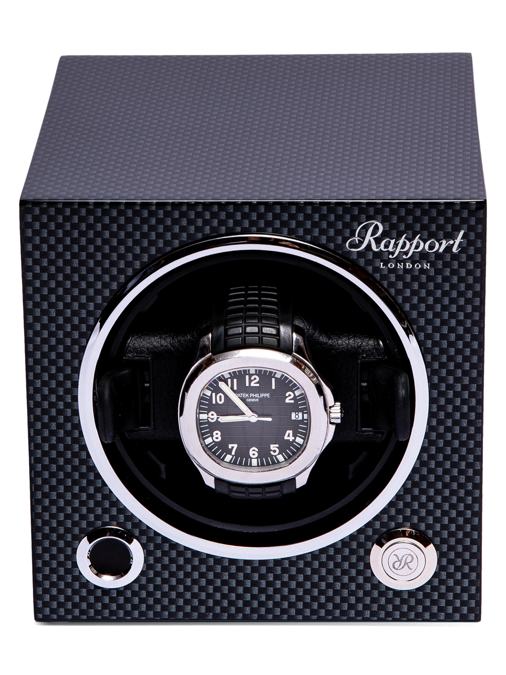 Rapport London Evolution Cube Watch Winder - Carbon
