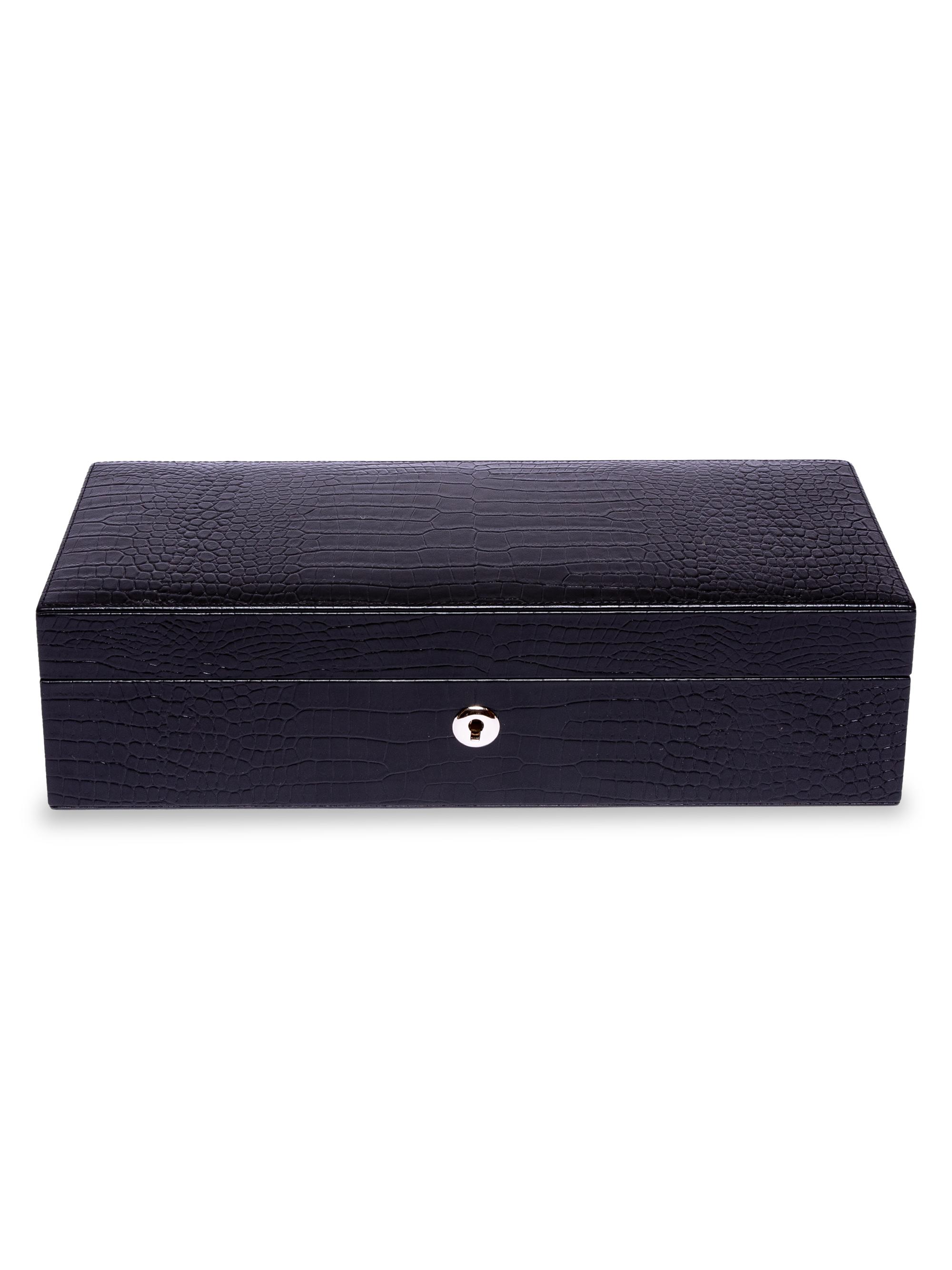 Rapport London Brompton Five Piece Watch Box - Black