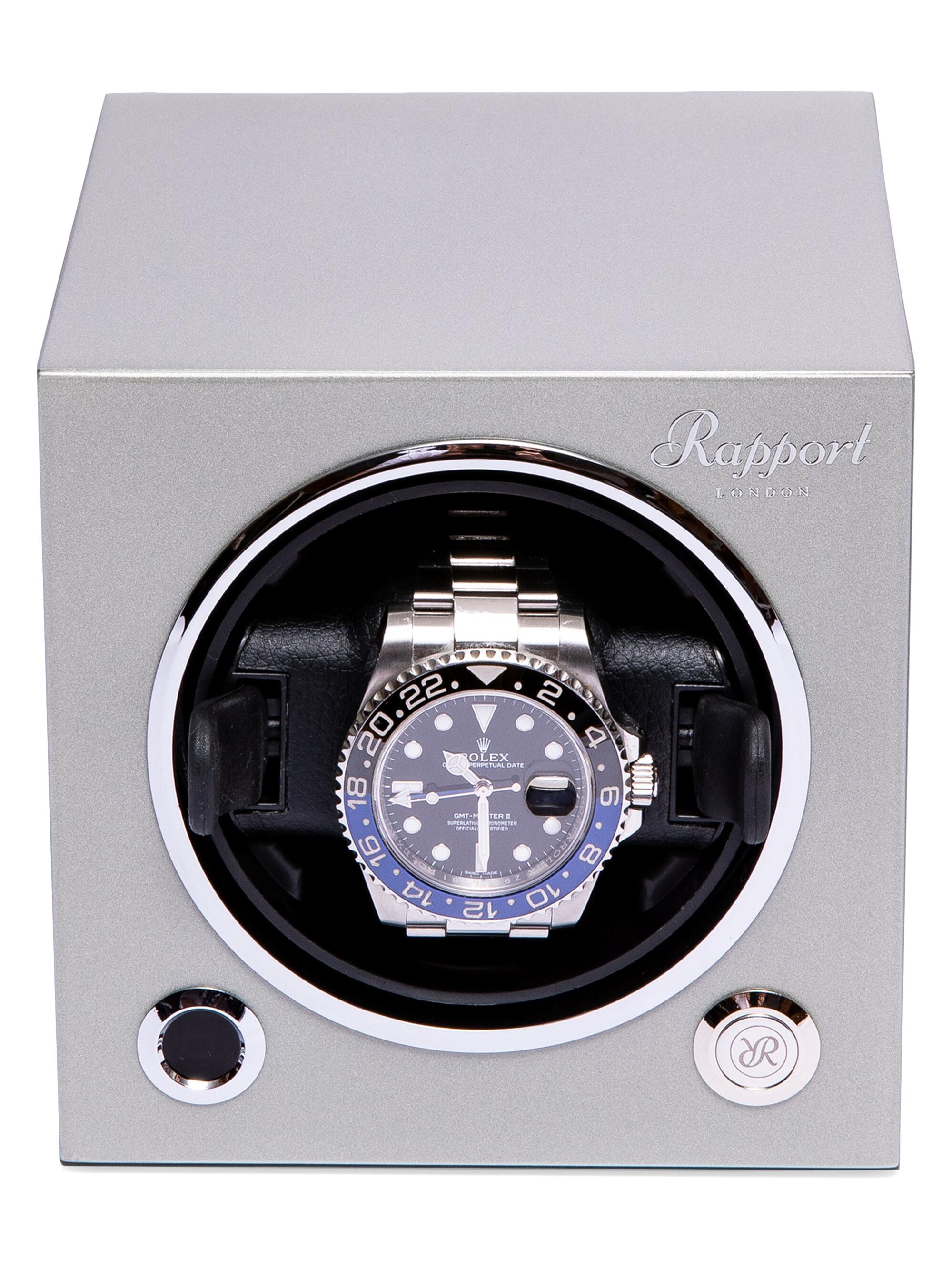 Rapport London Evolution Cube Watch Winder - Platinum