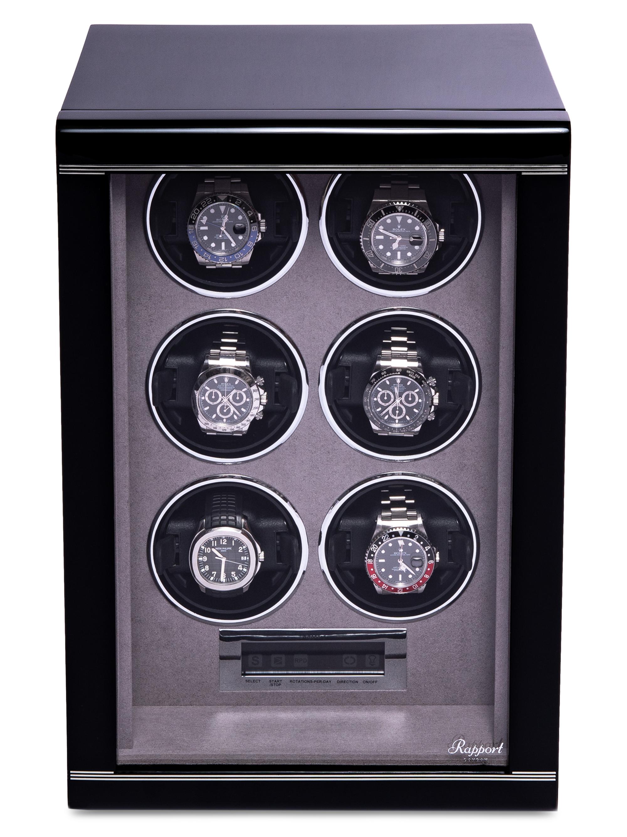 Rapport London Formula Six Watch Winder - Black