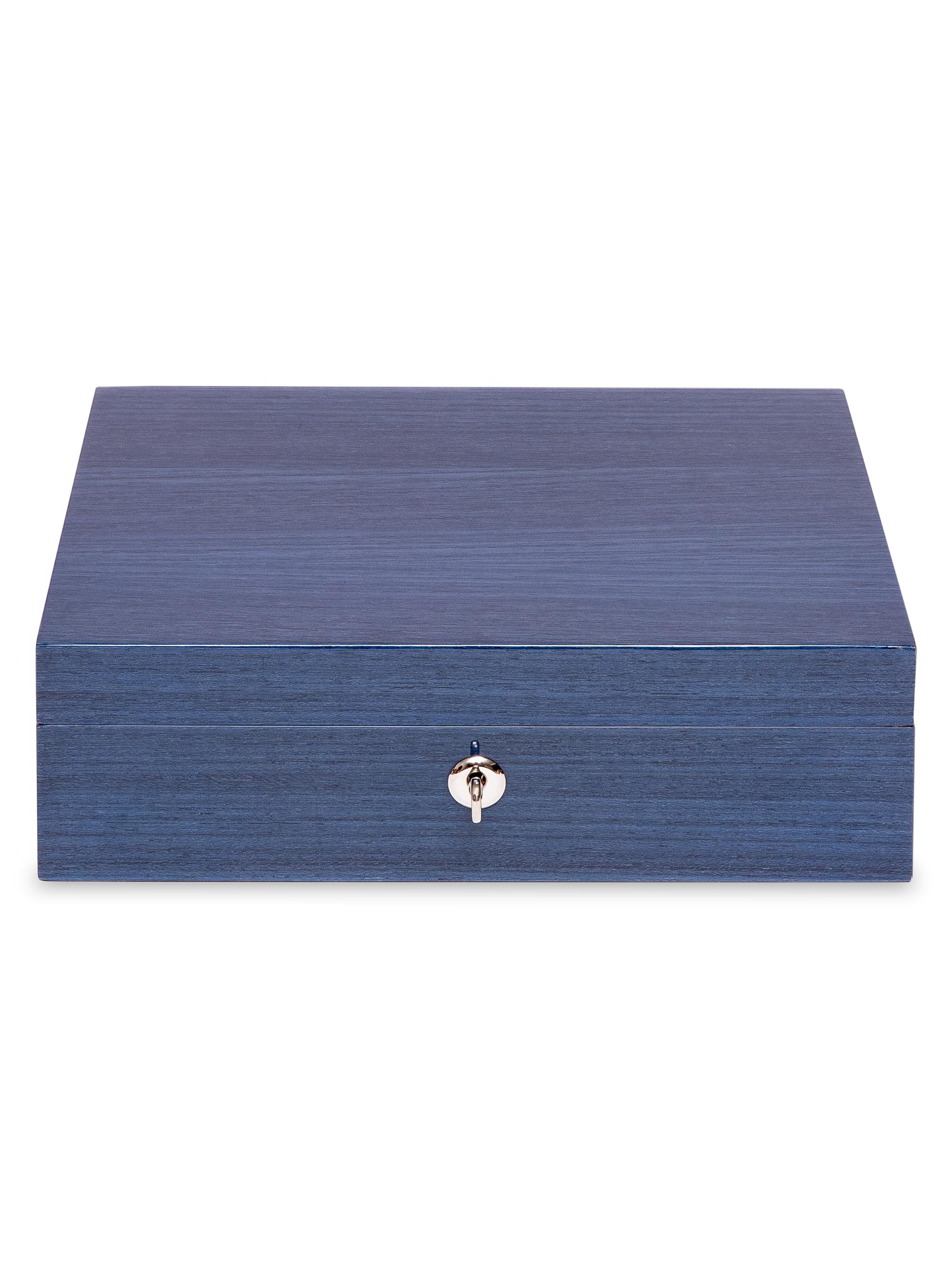 Rapport London Heritage Eight Watch Box - Blue