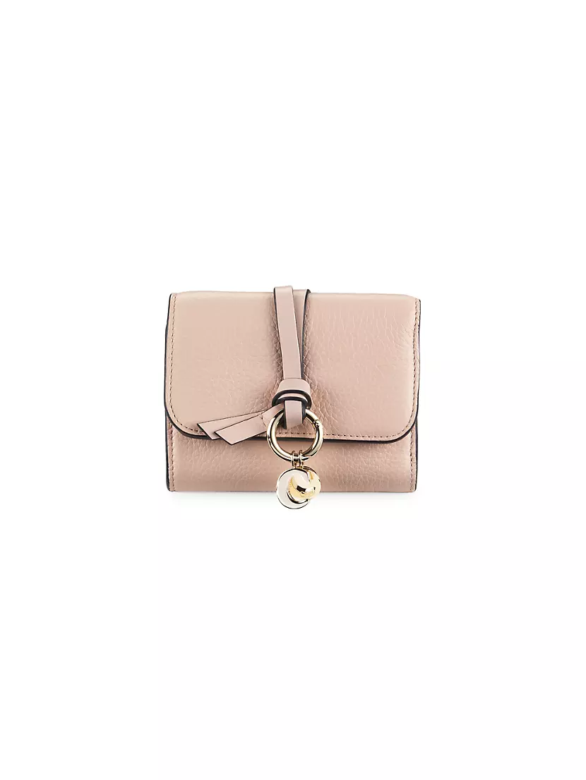 Shop Chloé Mini Alphabet Tri-Fold Leather Wallet | Saks Fifth Avenue