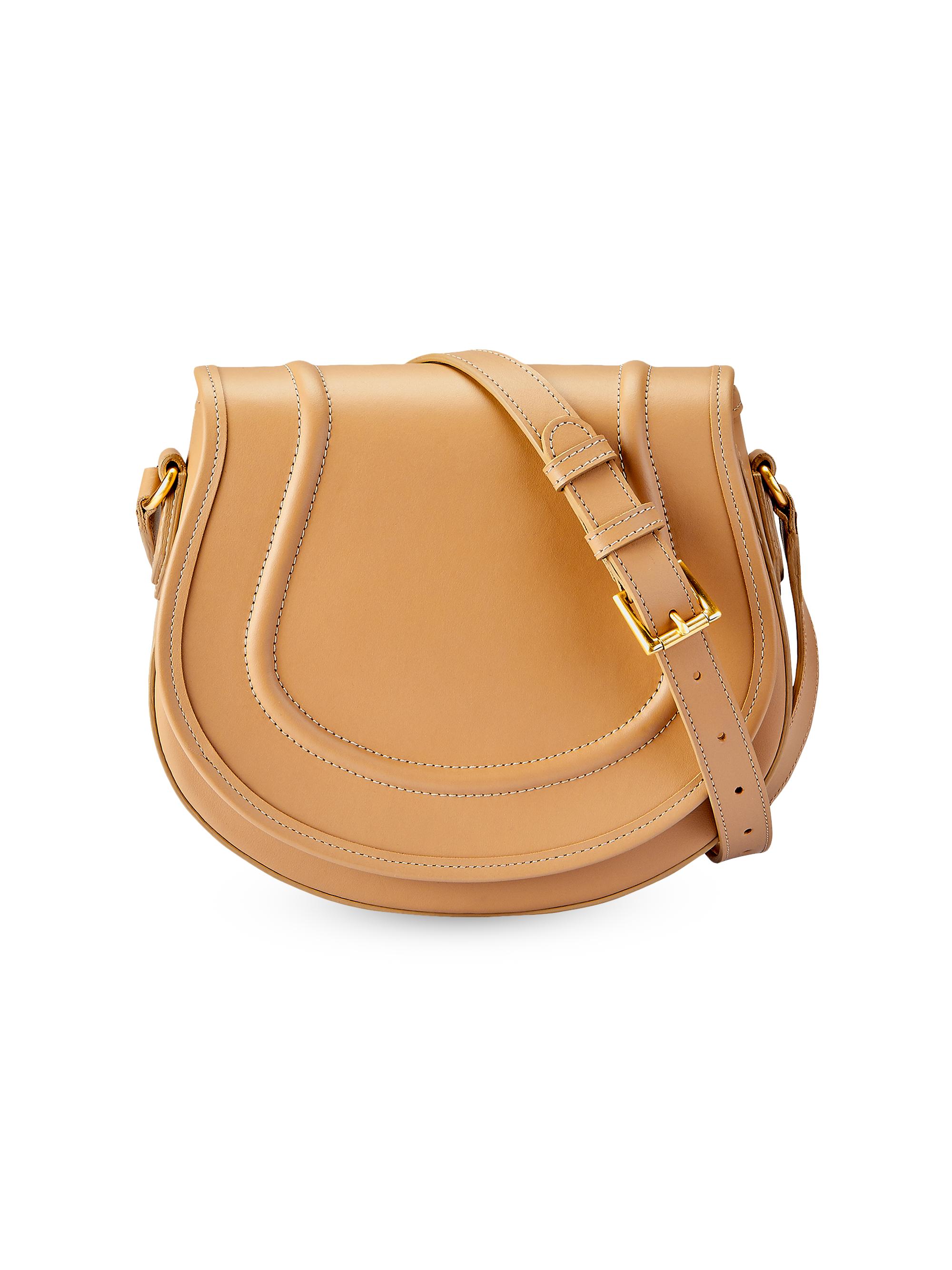 GiGi New York Women's Jenni Saddle Bag - Cappuccino