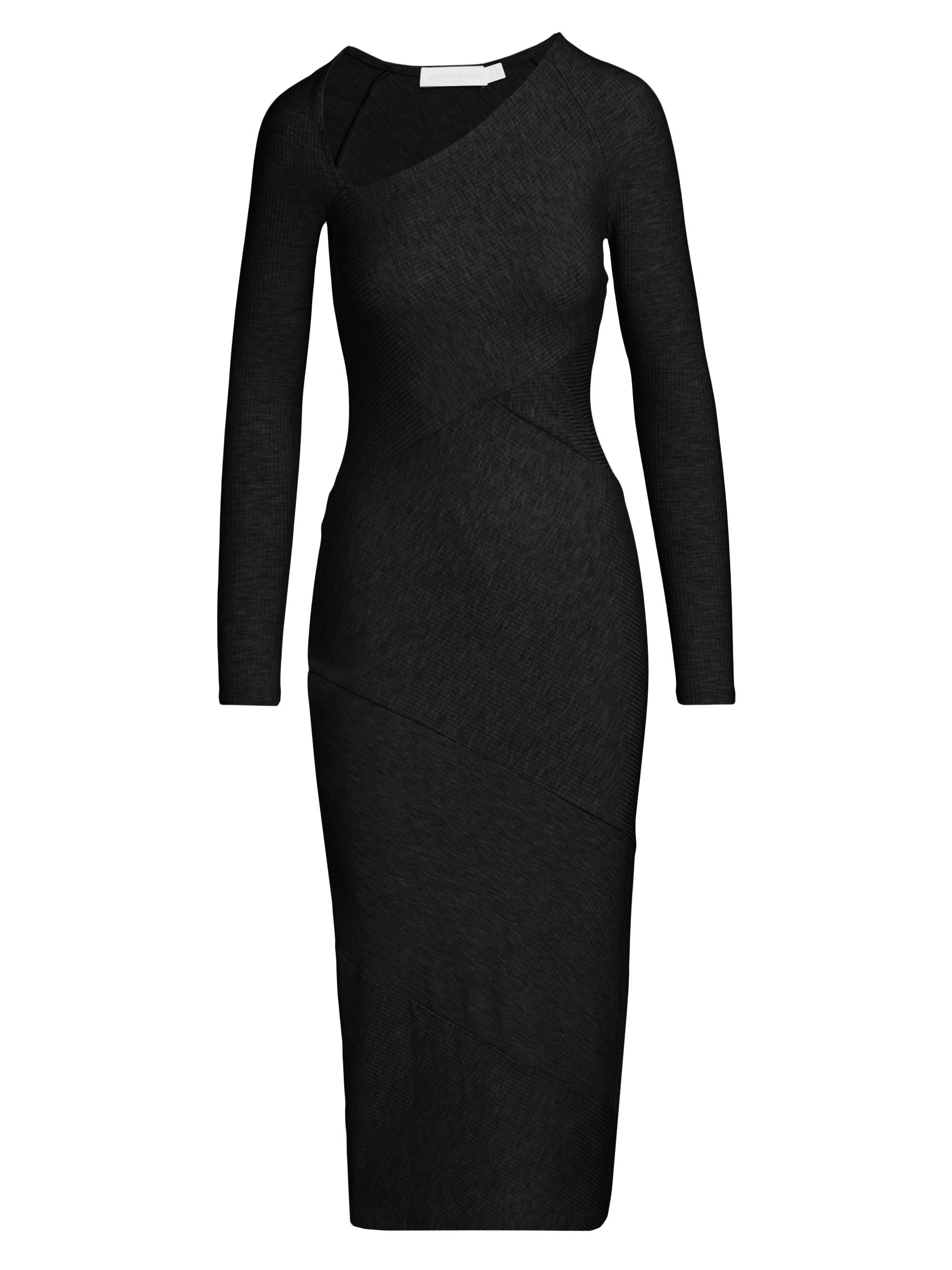 Jonathan Simkhai Standard Women's Jane Bodycon Midi-Dress - Black