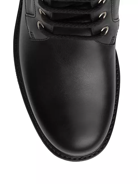 Gucci Leather Boots With Double G In Black, ModeSens
