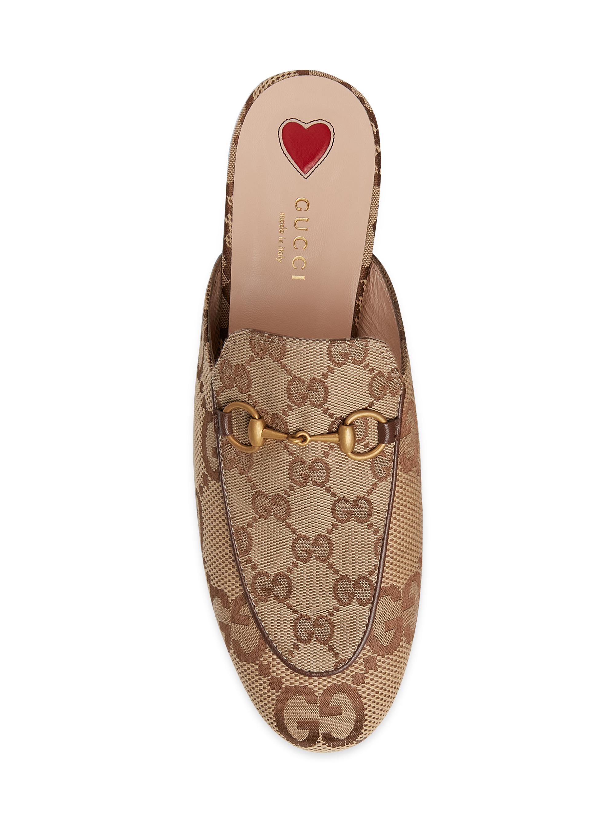 Gucci Princetown GG Canvas schnitzel