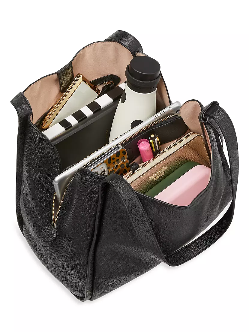 Kate Spade New York Knott Large Shoulder Black One Size: Handbags