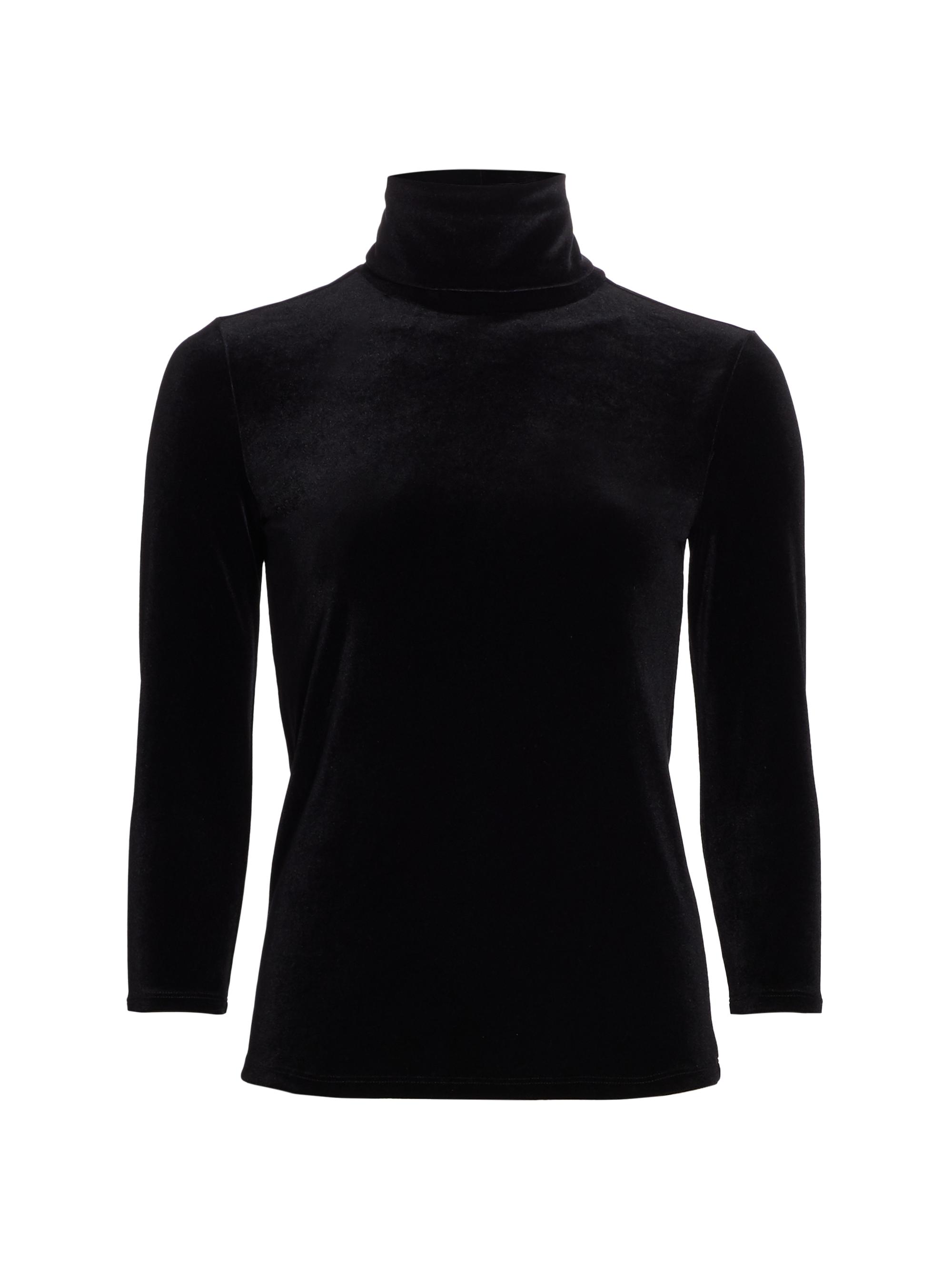 L'AGENCE Women's Aja Knit Turtleneck Sweater - Black