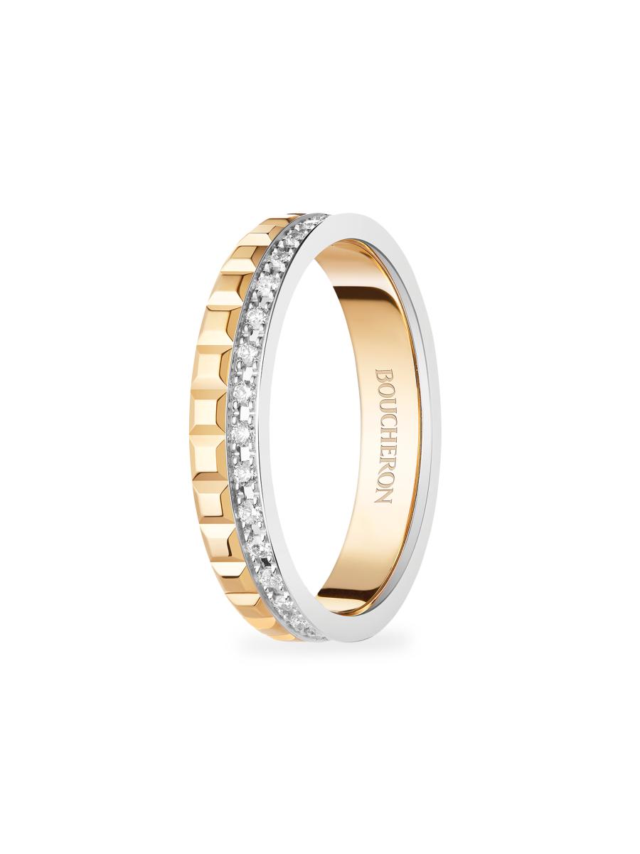 Boucheron Quatre Radiant Edition Clou De Paris Two-Tone 18K