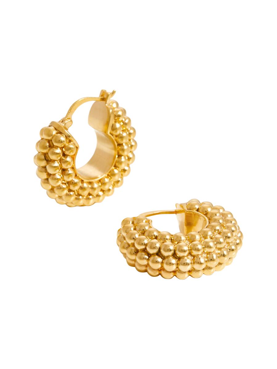 Missoma Baya 18K Gold-Plated Hoop Earrings | Saks Fifth Avenue