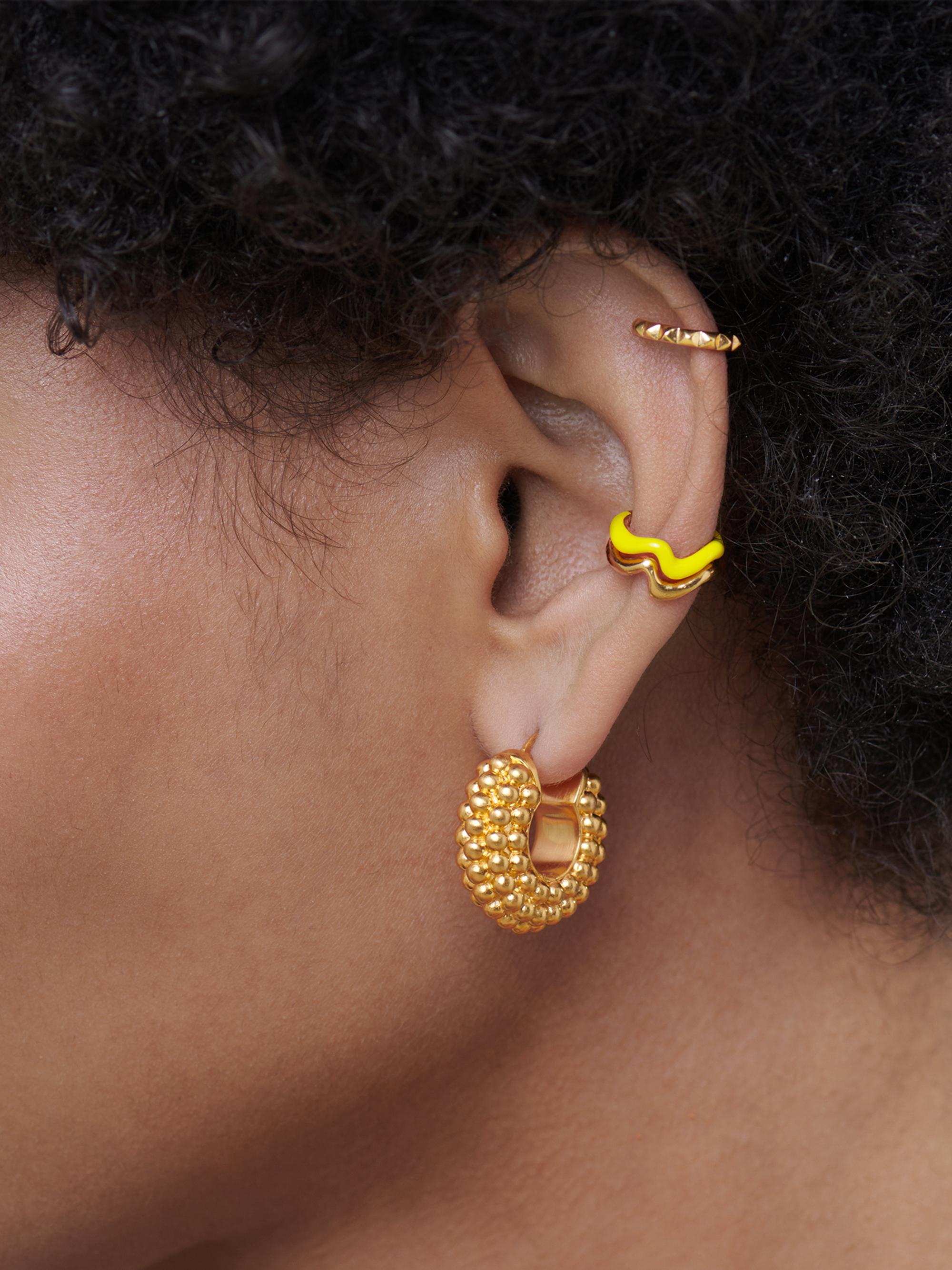 Missoma Baya 18K Gold-Plated Hoop Earrings | Saks Fifth Avenue