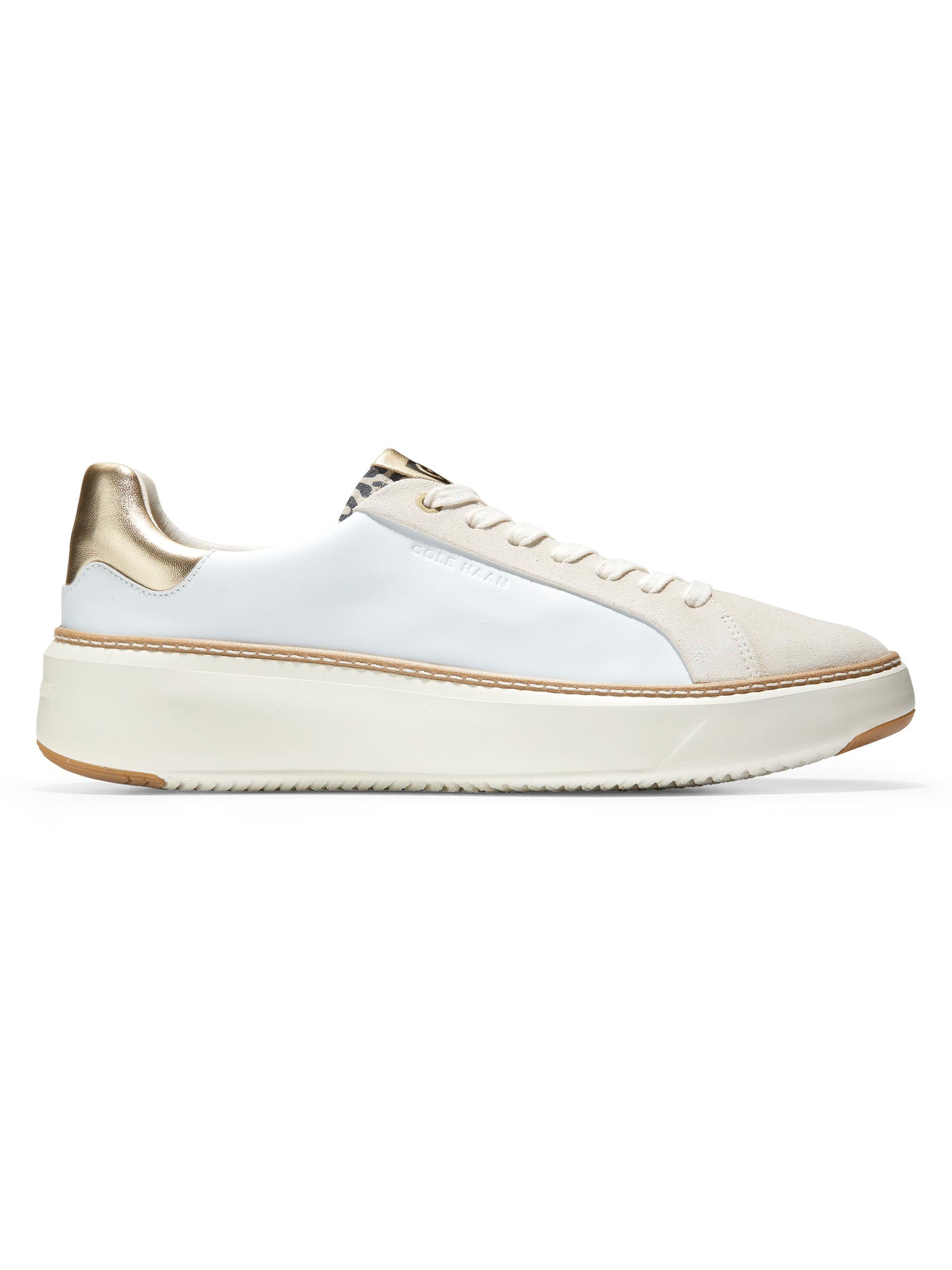Cole Haan Women's Topspin Low-Top Leather Sneakers - White