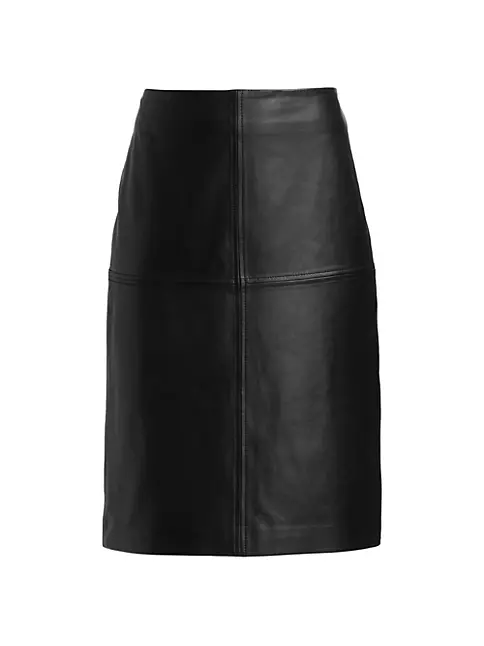 Shop Sportmax Leather Skirt | Saks Fifth Avenue