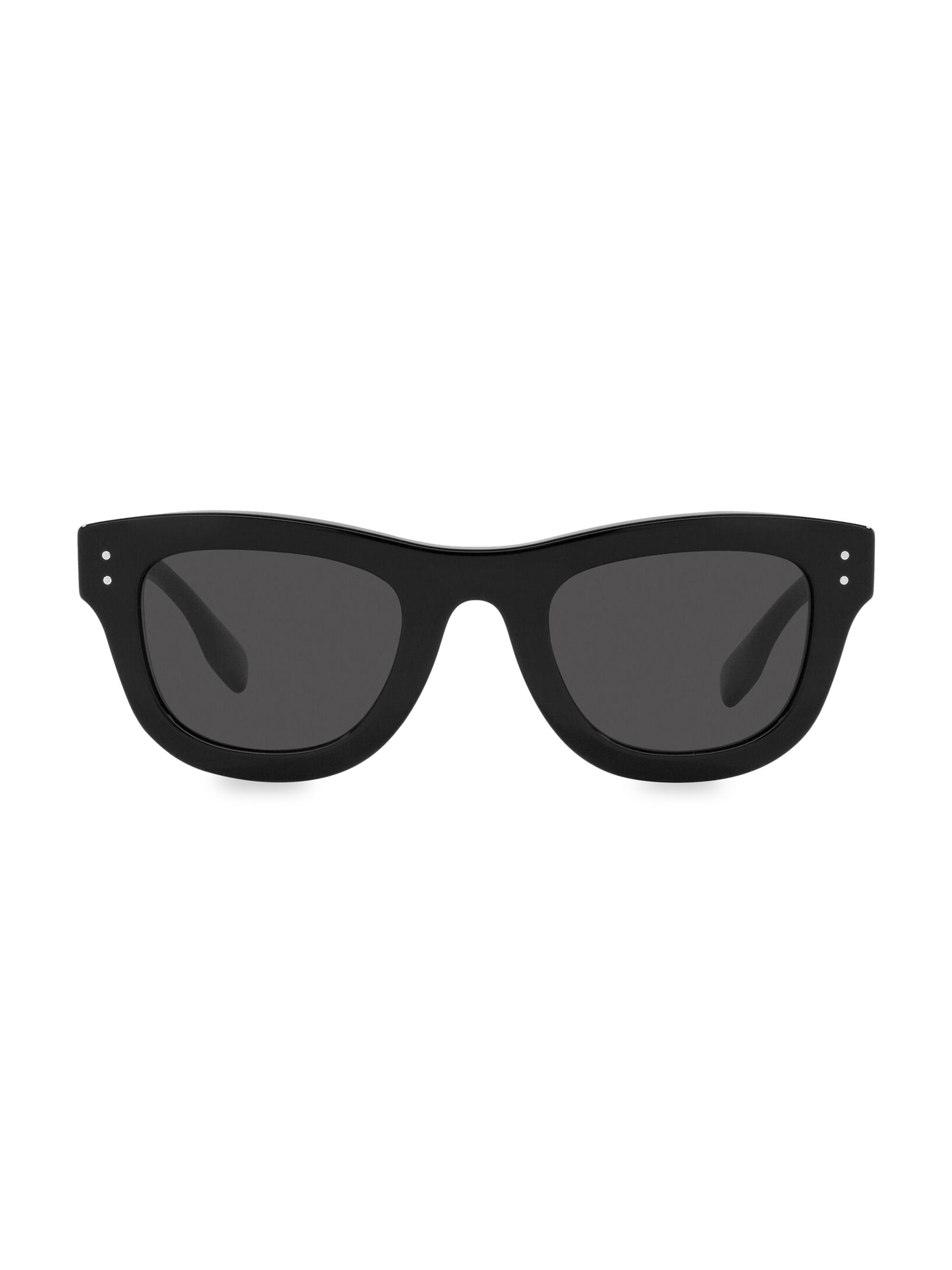 Burberry Men's BE4352 49MM Square Sunglasses - Black