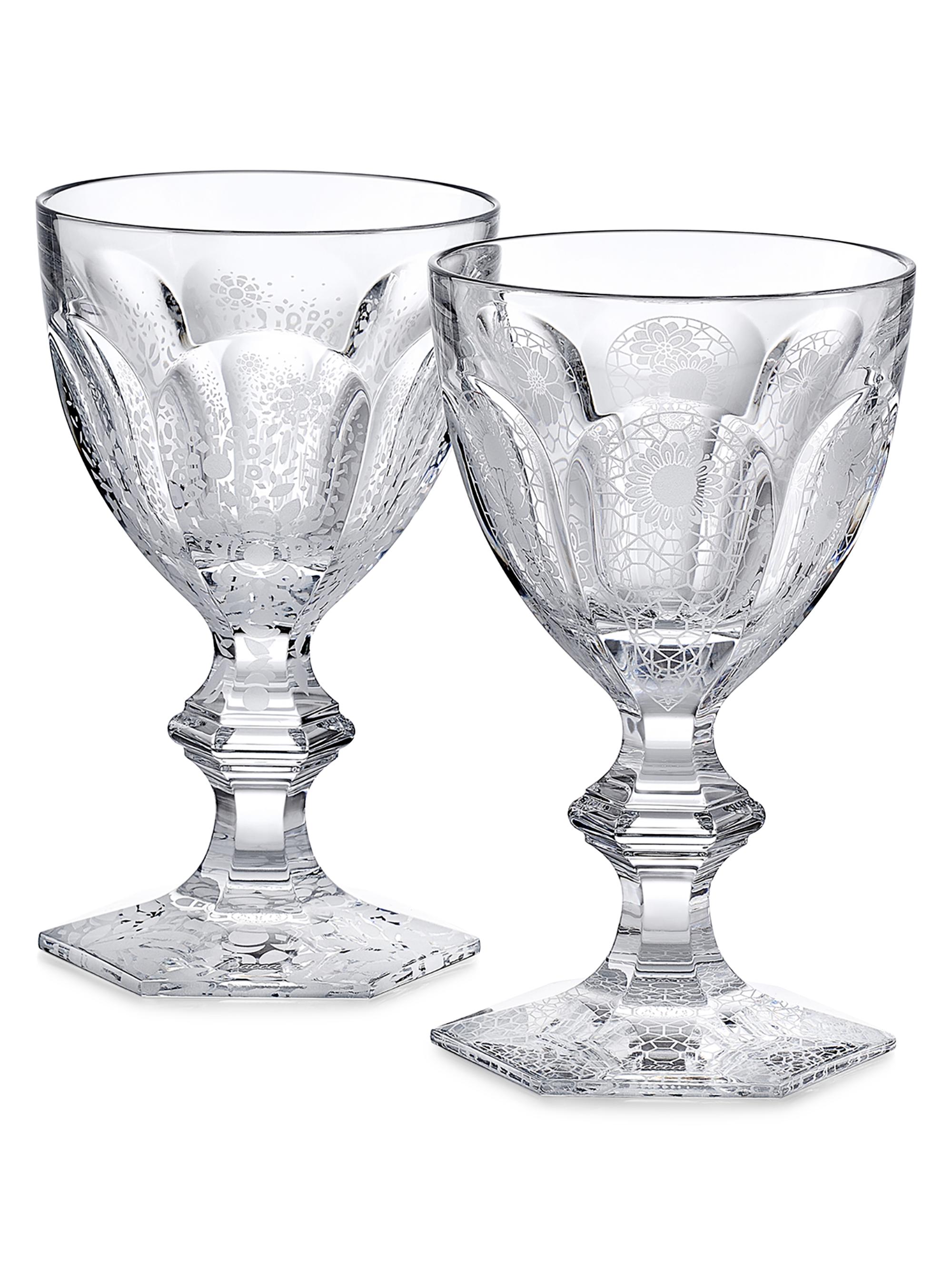 ブラックフライデーセール】 Baccarat HARCOURT vase200 Baccarat Harcourt Harcourt By Marcel Wanders Etched Glass 2-Piece