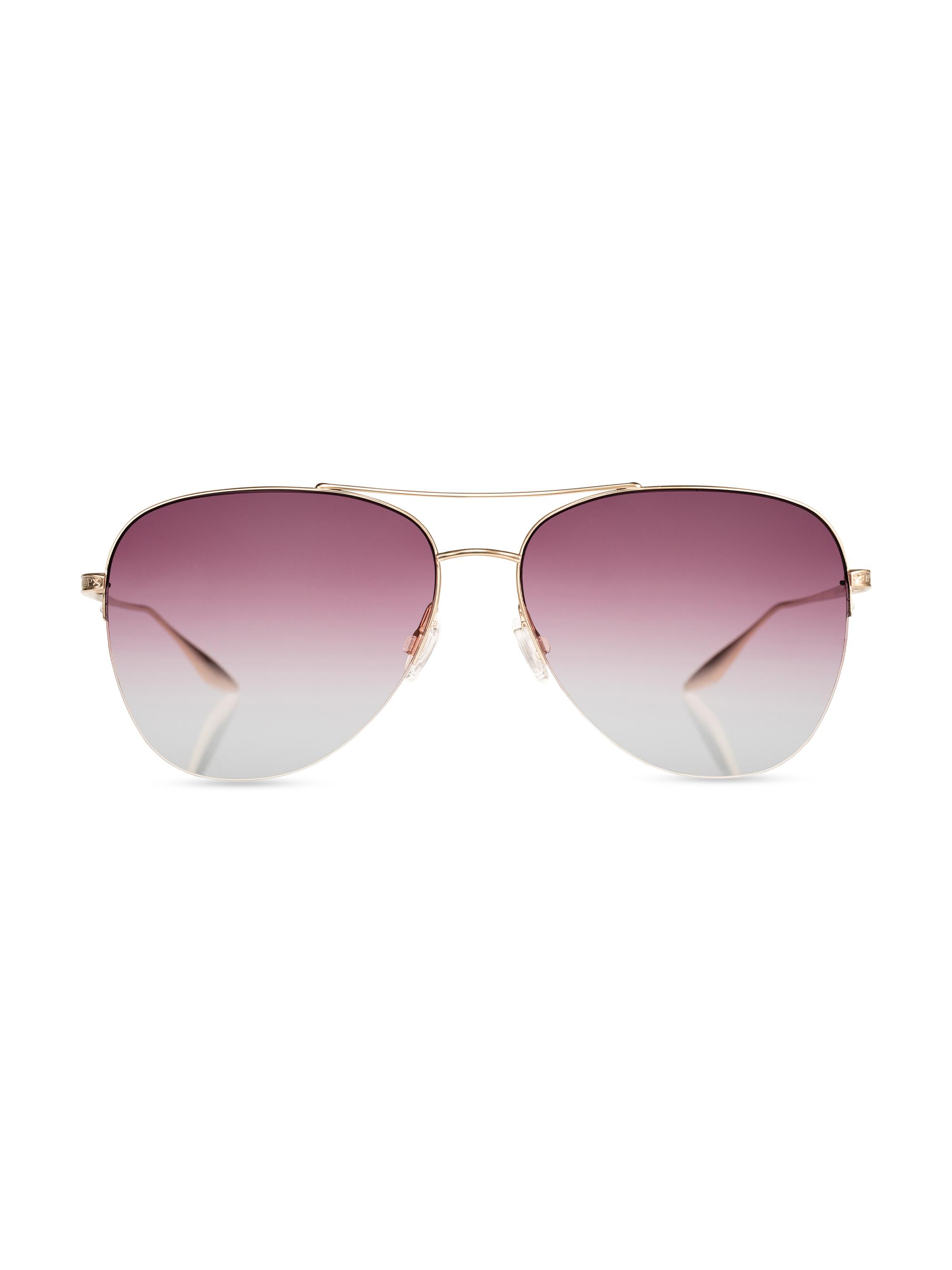 Barton Perreira Women's Chevalier 62MM Aviator Sunglasses - Gold Mauve