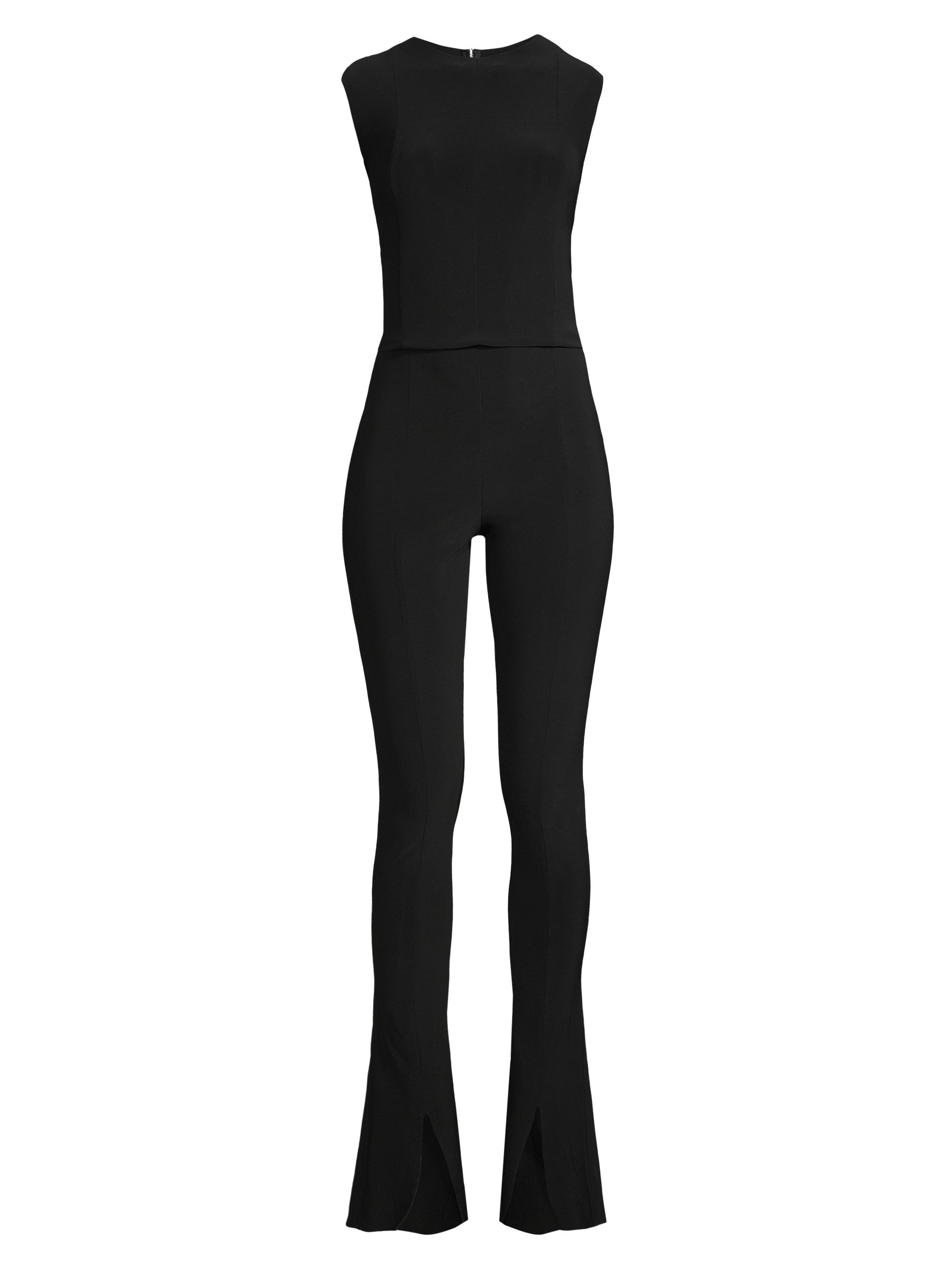 Norma Kamali Women's Sleeveless Jersey Catsuit - Black
