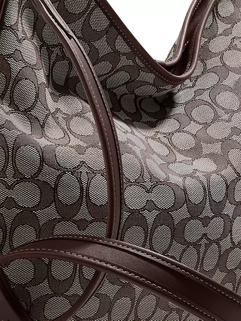 COACH®  Soft Tabby Hobo In Signature Jacquard
