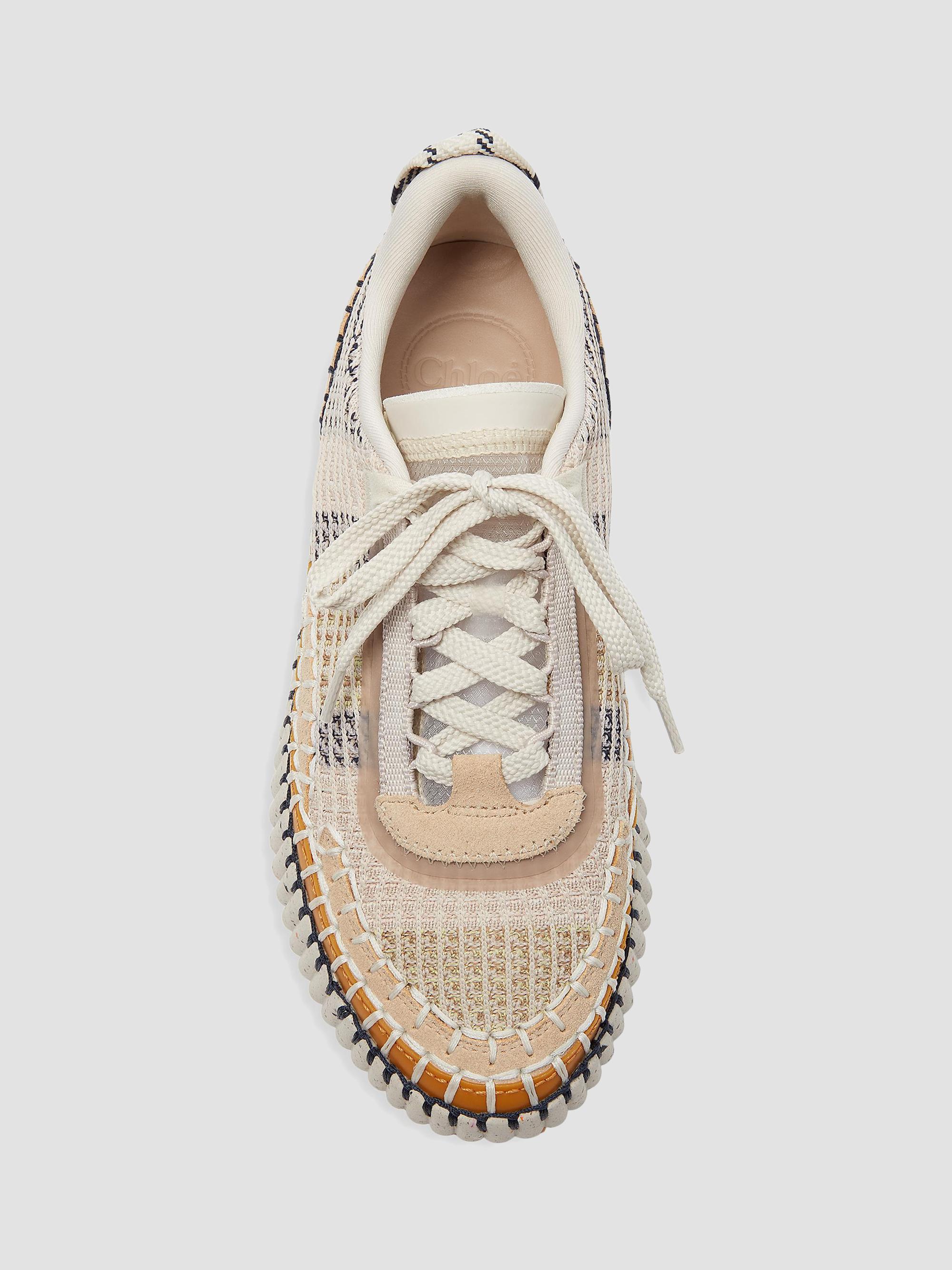 Chloé Nama Mixed Media Platform Sneakers | Saks Fifth Avenue
