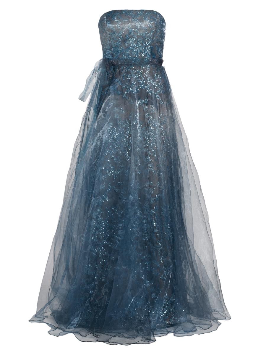 Rene Ruiz Collection Strapless Sequin-Embellished Gown