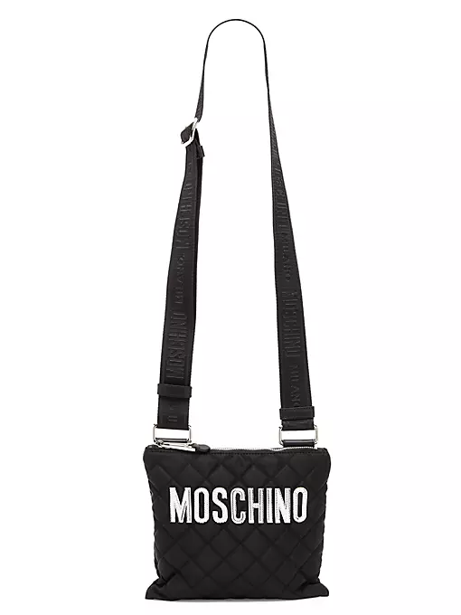 Moschino - Quilted Logo Shoulder Bag