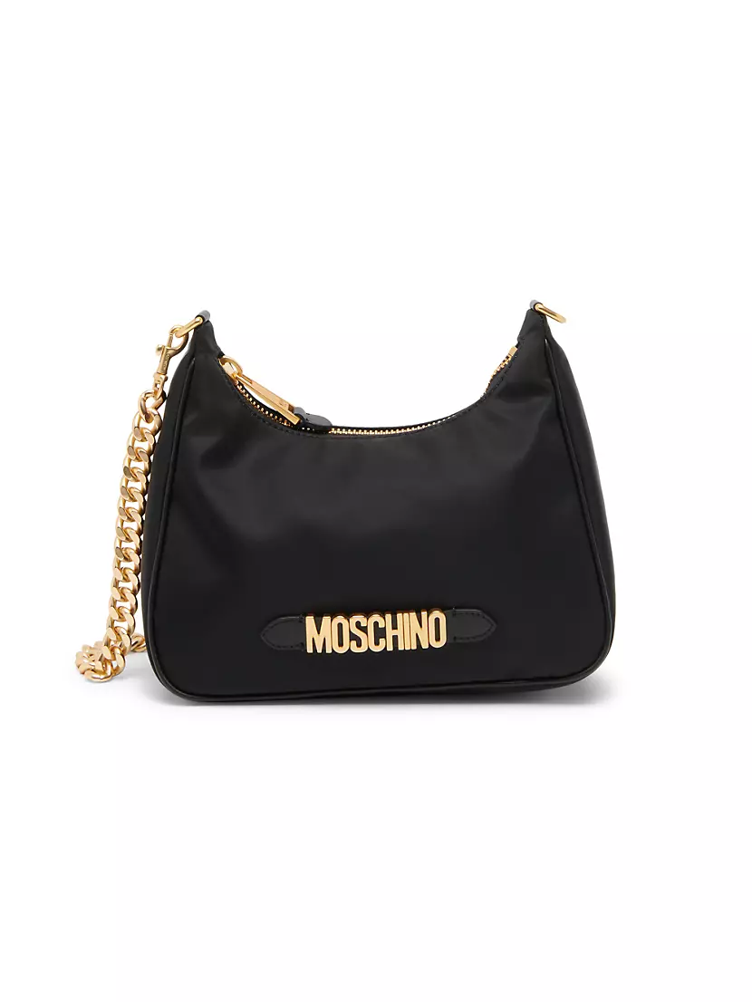 Washed denim bucket bag  Moschino Official Store