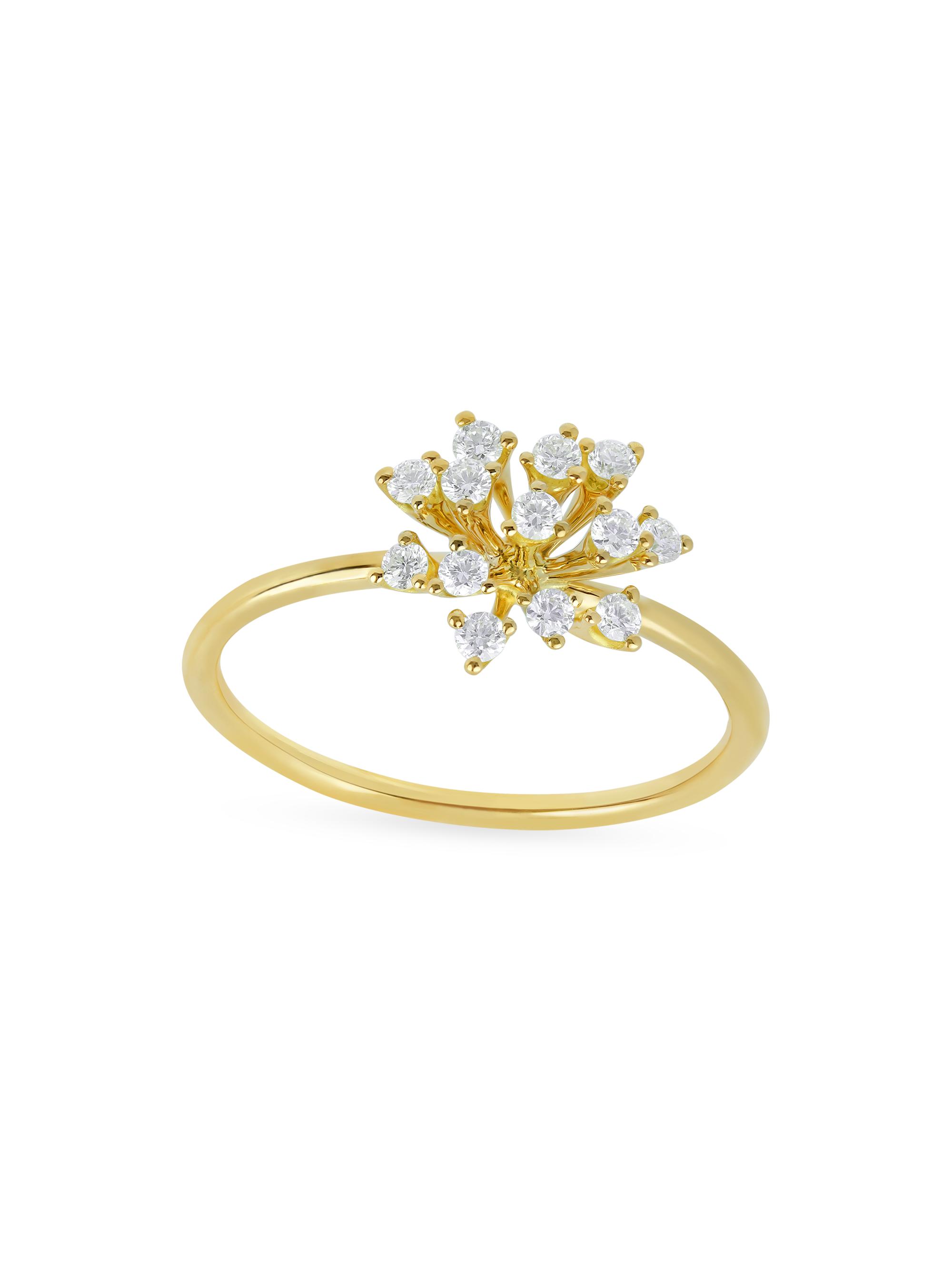 Hueb Women's Luminus 18K Yellow Gold & 0.21 TCW Diamond Ring - Yellow Gold